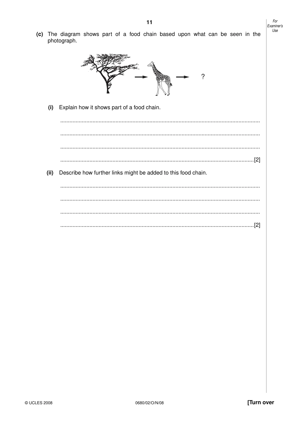 Cambridge IGCSE Environmental Management 0680 2008 Oct/Nov Paper 2 · Variant 1 question paper, page 11 of 16