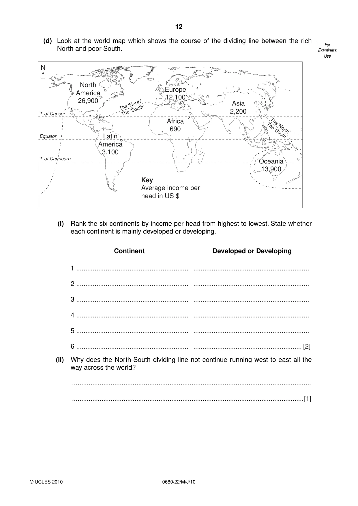 Cambridge IGCSE Environmental Management 0680 2010 May/June Paper 2 · Variant 2 question paper, page 12 of 16