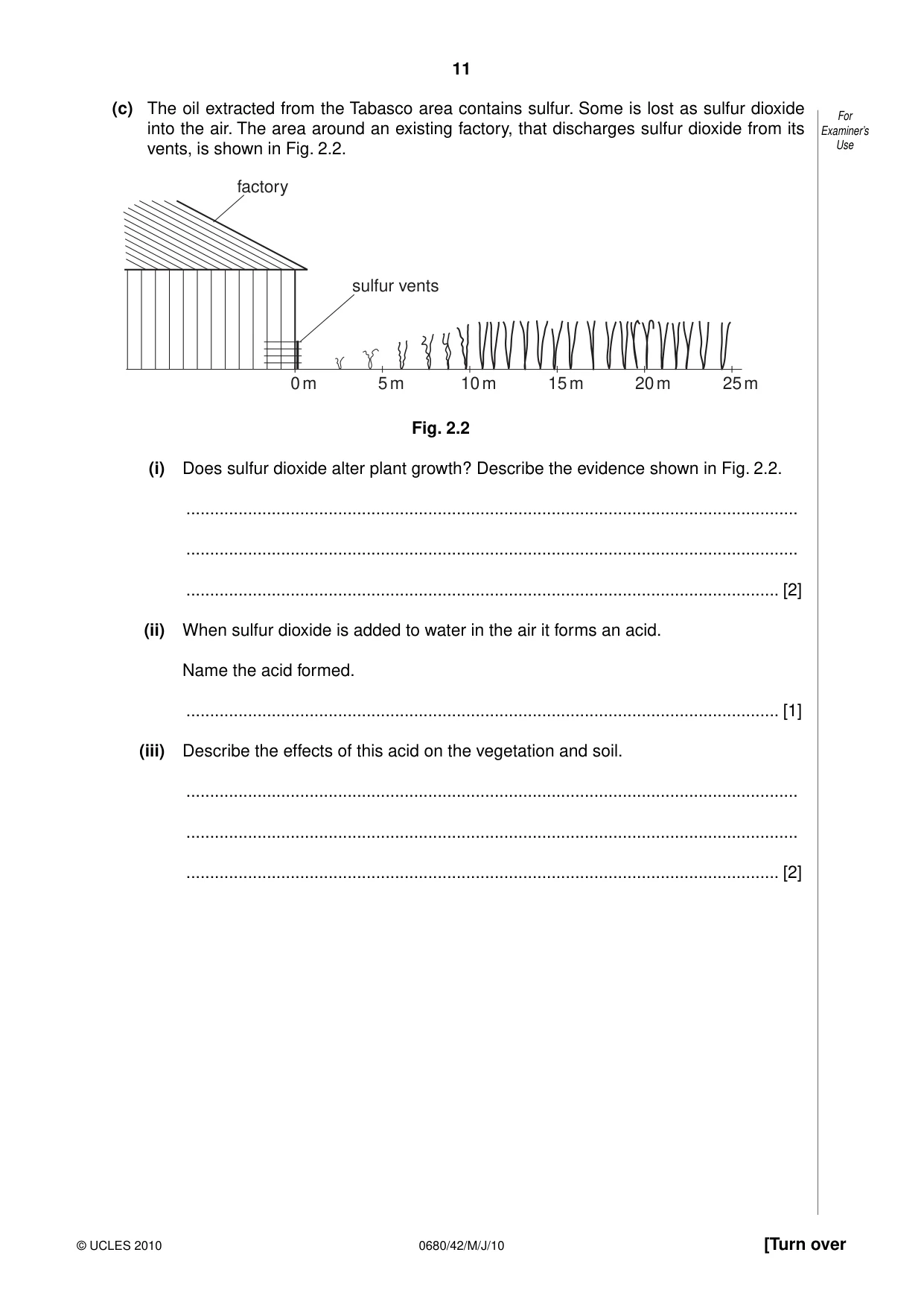 Cambridge IGCSE Environmental Management 0680 2010 May/June Paper 4 · Variant 2 question paper, page 11 of 16