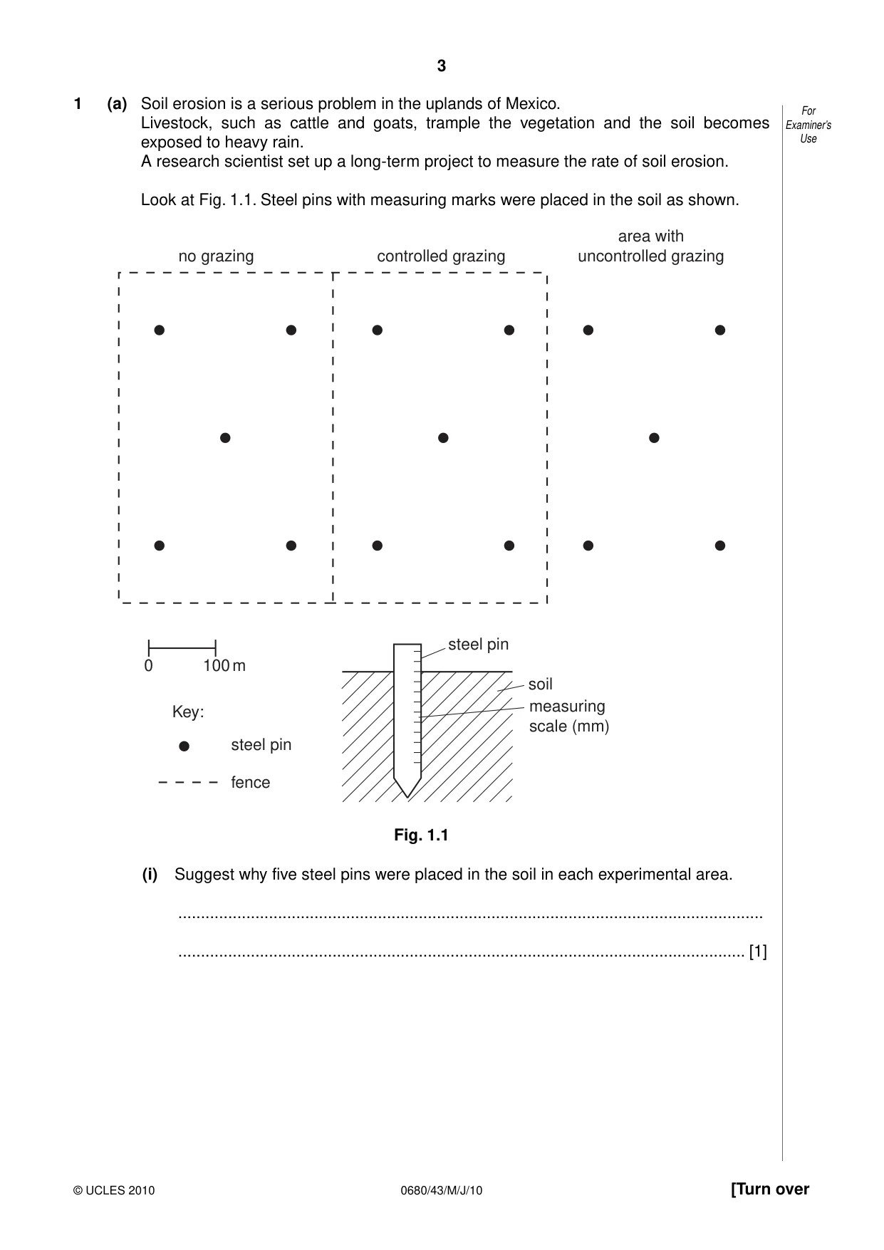 Cambridge IGCSE Environmental Management 0680 2010 May/June Paper 4 · Variant 3 question paper, page 3 of 16