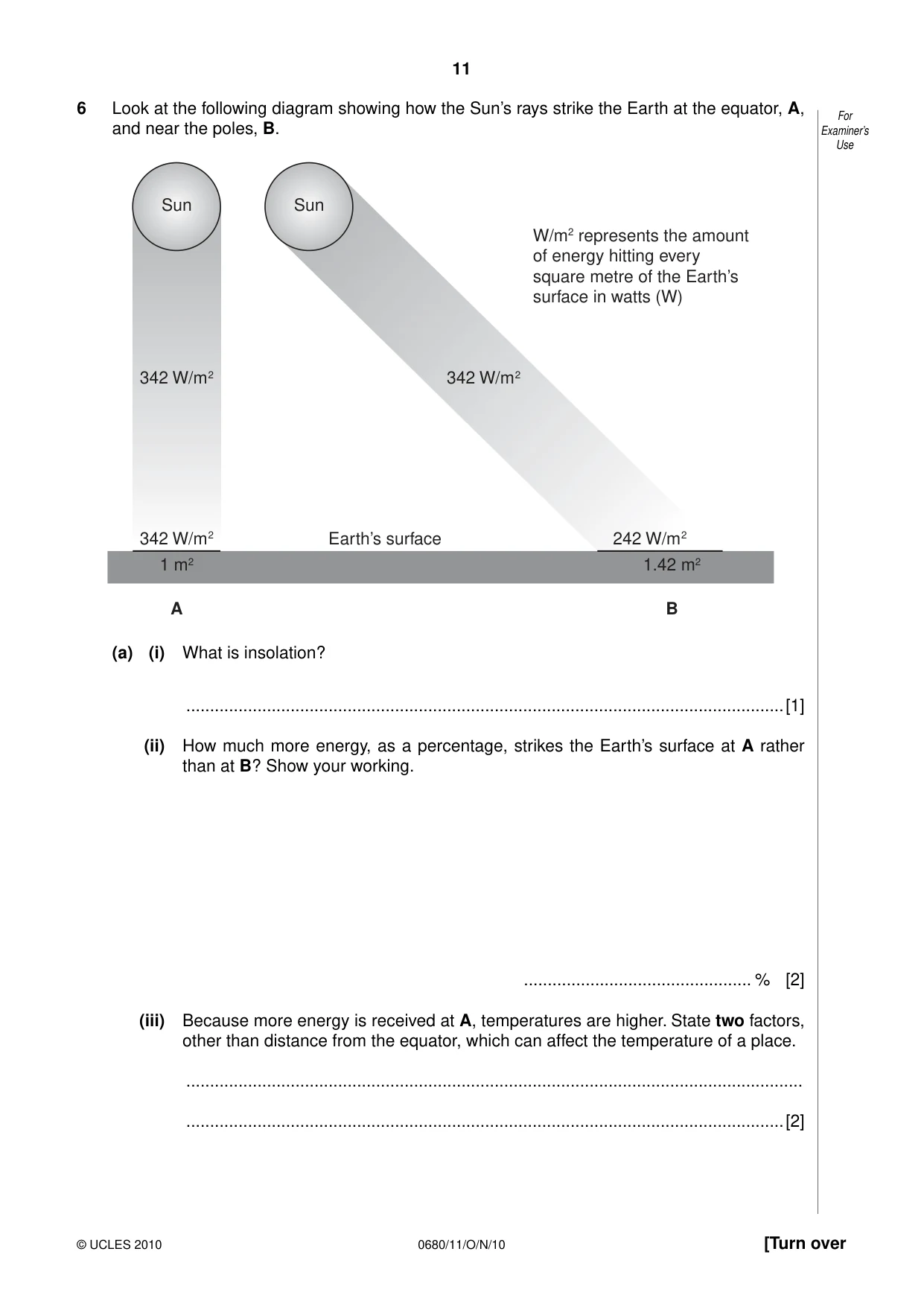 Cambridge IGCSE Environmental Management 0680 2010 Oct/Nov Paper 1 · Variant 1 question paper, page 11 of 12