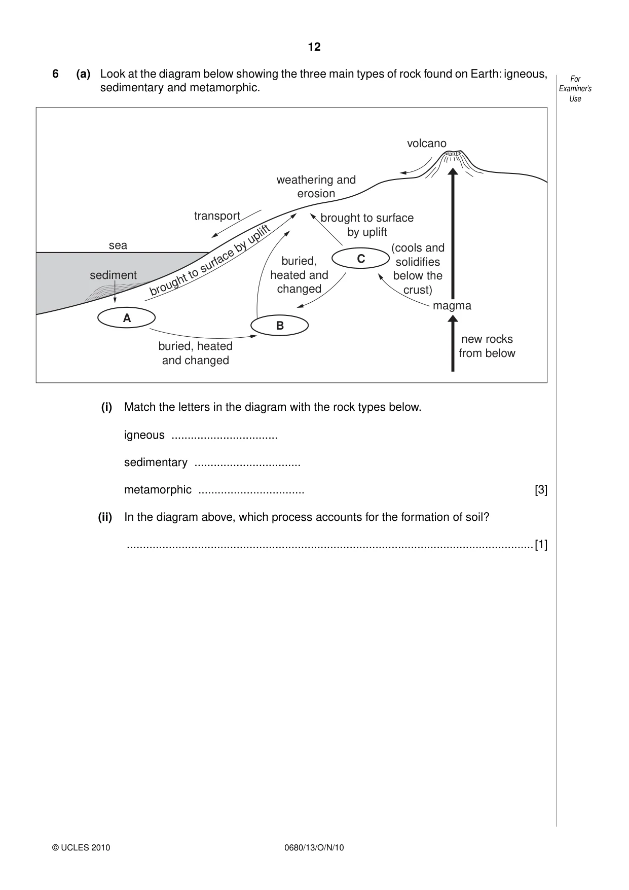 Cambridge IGCSE Environmental Management 0680 2010 Oct/Nov Paper 1 · Variant 3 question paper, page 12 of 16