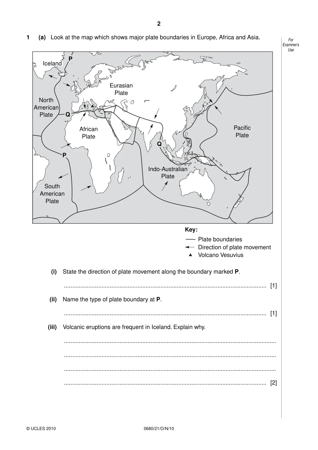 Cambridge IGCSE Environmental Management 0680 2010 Oct/Nov Paper 2 · Variant 1 question paper, page 2 of 16