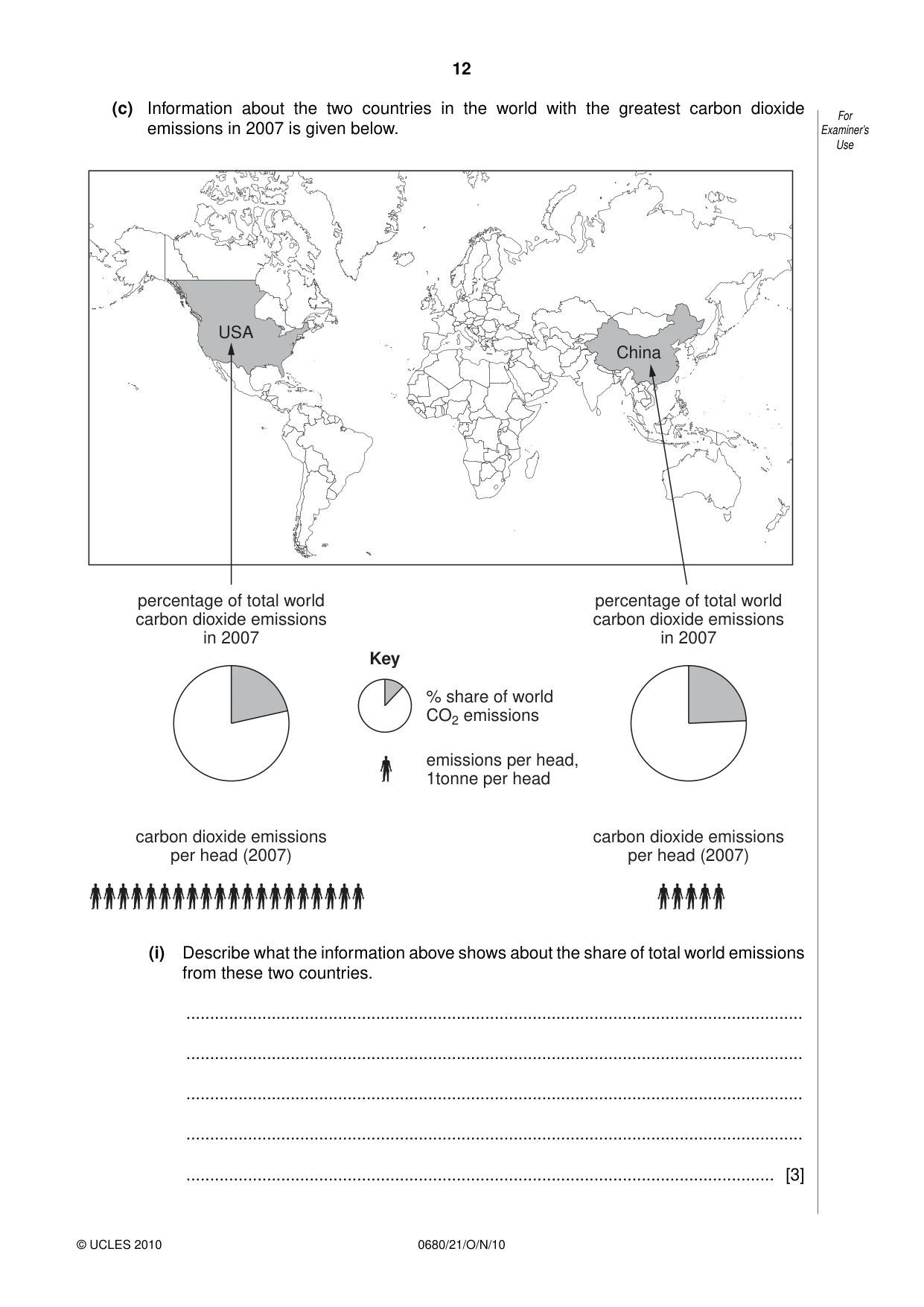 Cambridge IGCSE Environmental Management 0680 2010 Oct/Nov Paper 2 · Variant 1 question paper, page 12 of 16