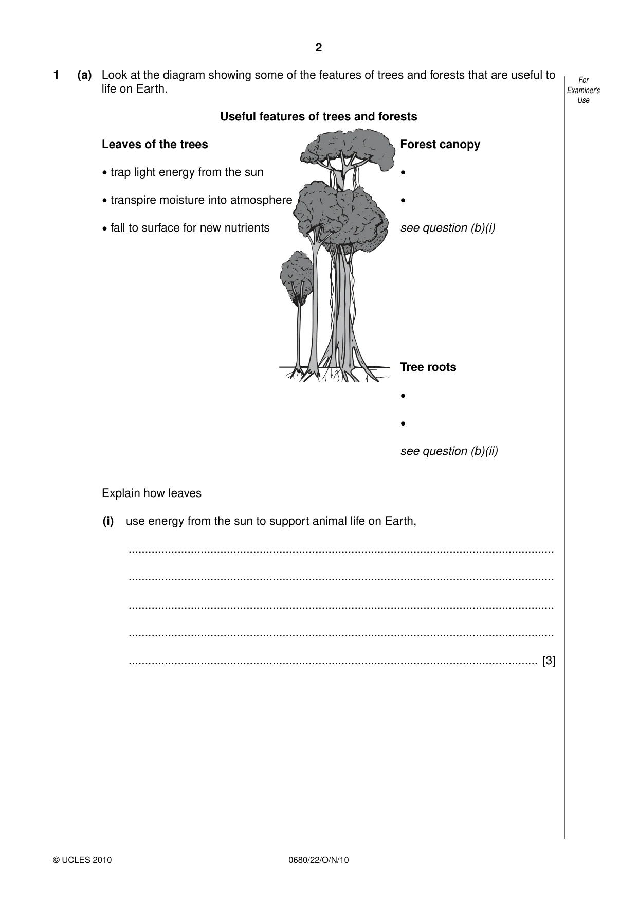 Cambridge IGCSE Environmental Management 0680 2010 Oct/Nov Paper 2 · Variant 2 question paper, page 2 of 20