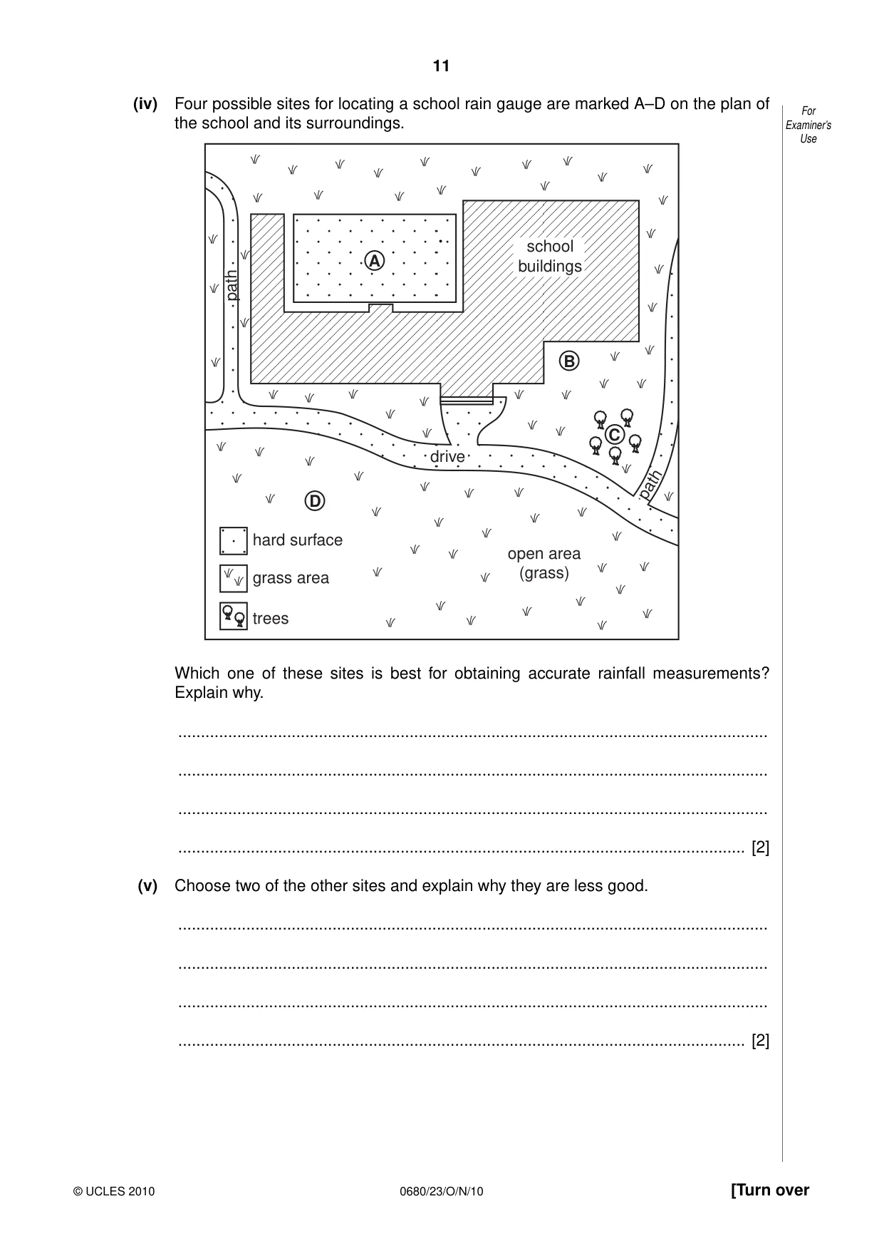 Cambridge IGCSE Environmental Management 0680 2010 Oct/Nov Paper 2 · Variant 3 question paper, page 11 of 20