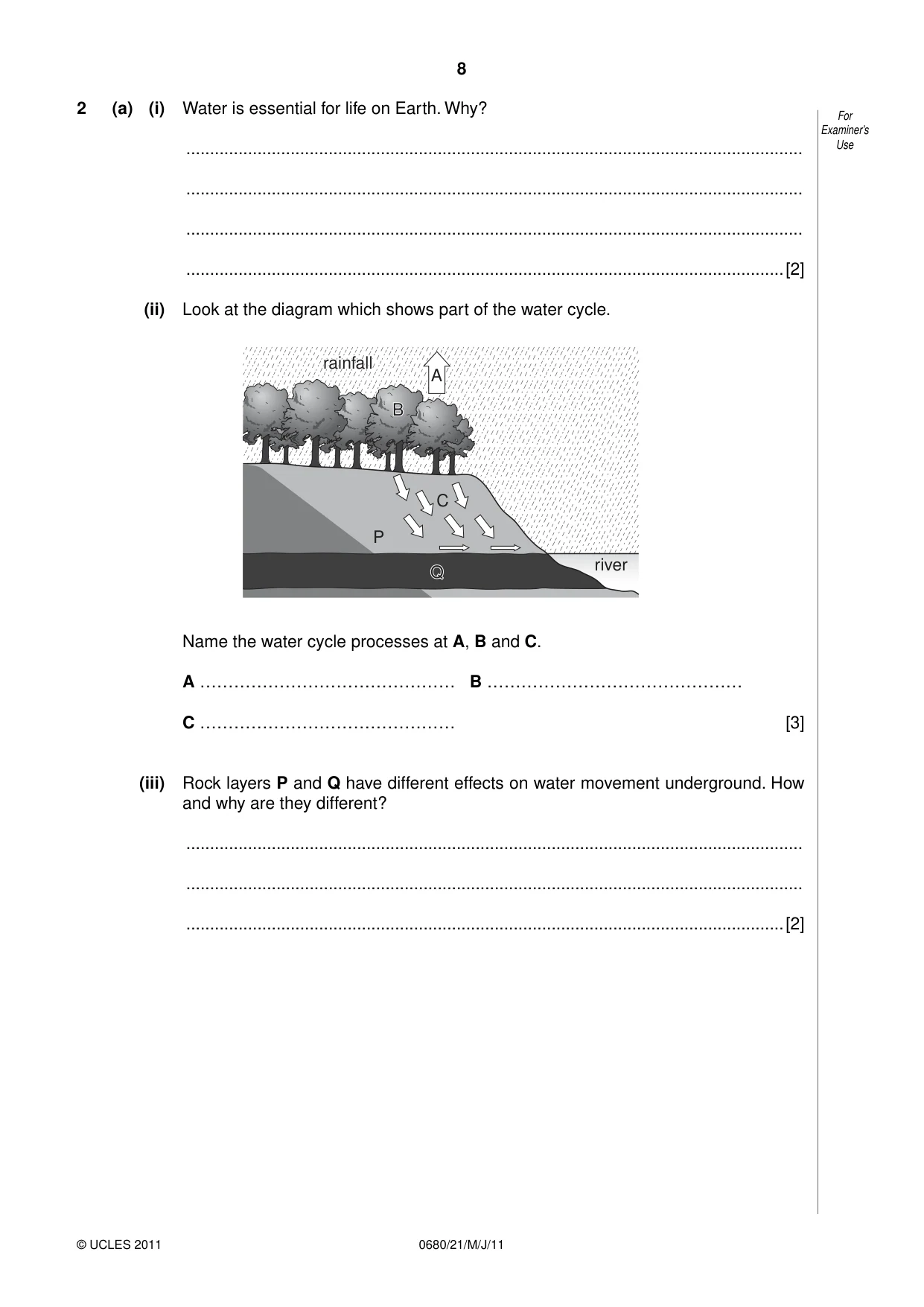 Cambridge IGCSE Environmental Management 0680 2011 May/June Paper 2 · Variant 1 question paper, page 8 of 16