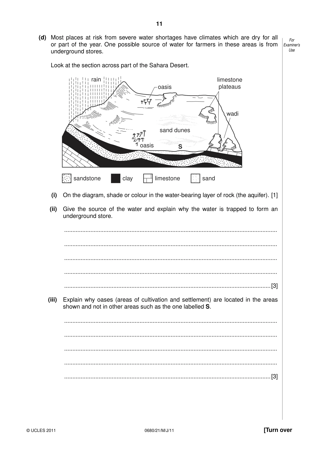 Cambridge IGCSE Environmental Management 0680 2011 May/June Paper 2 · Variant 1 question paper, page 11 of 16