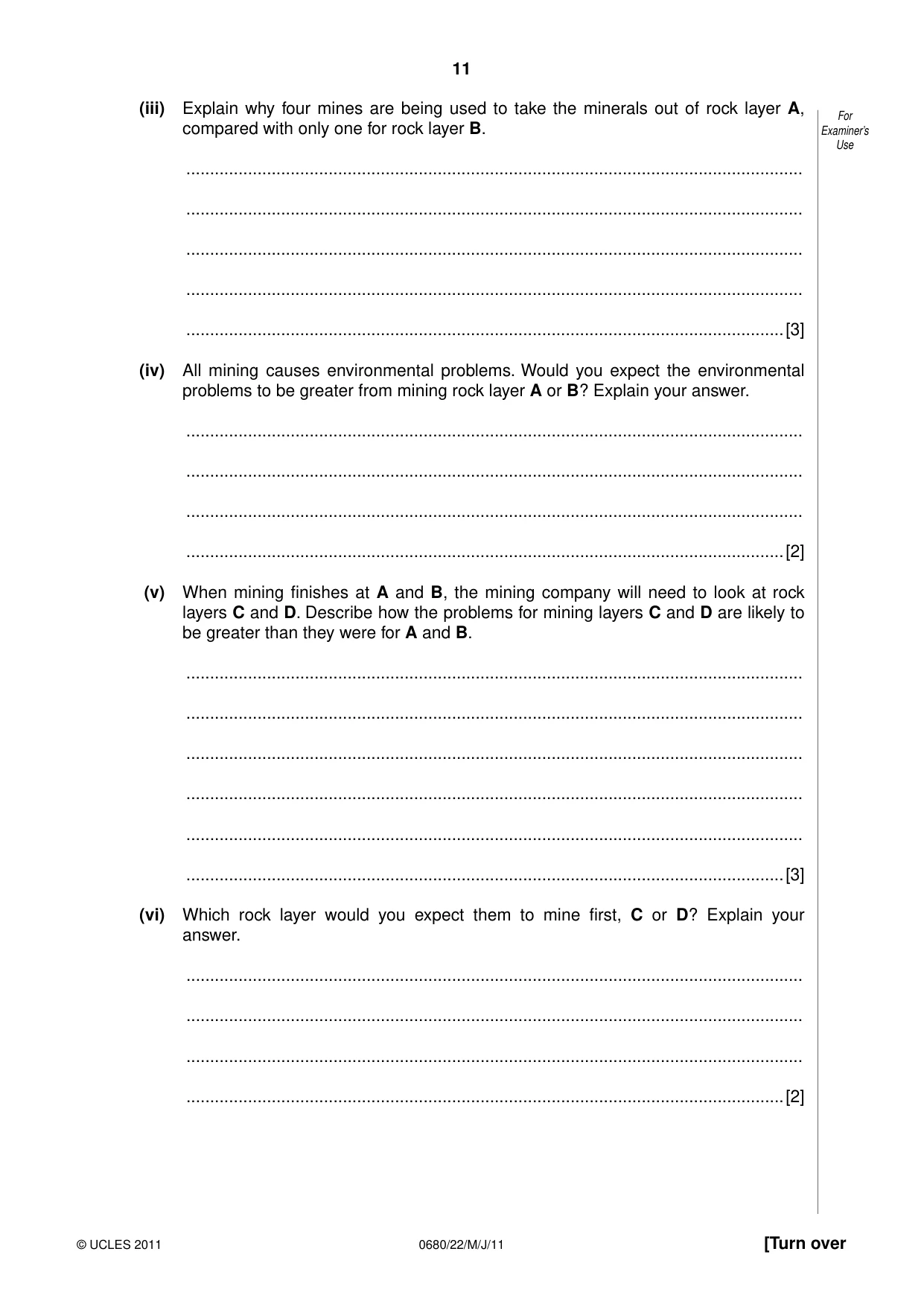 Cambridge IGCSE Environmental Management 0680 2011 May/June Paper 2 · Variant 2 question paper, page 11 of 16