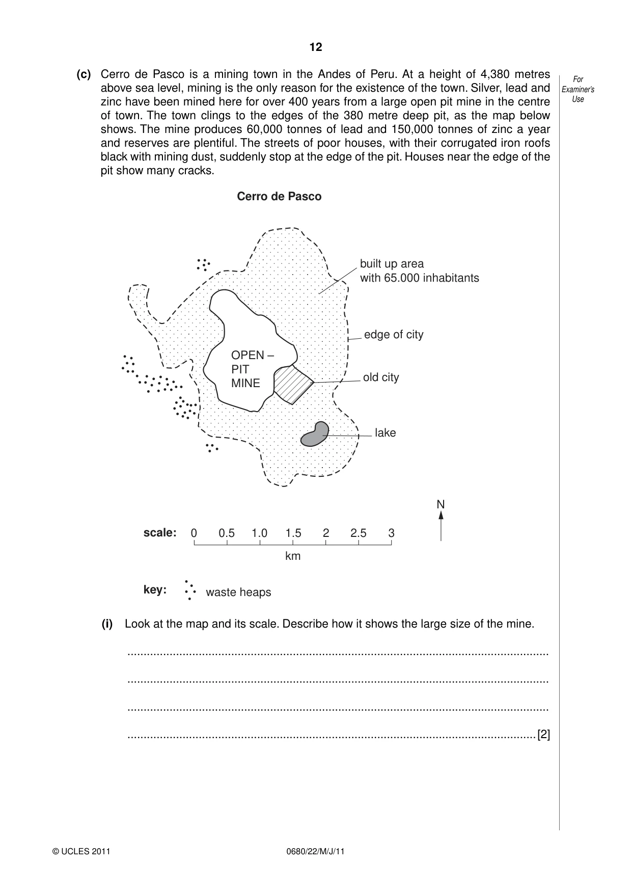 Cambridge IGCSE Environmental Management 0680 2011 May/June Paper 2 · Variant 2 question paper, page 12 of 16