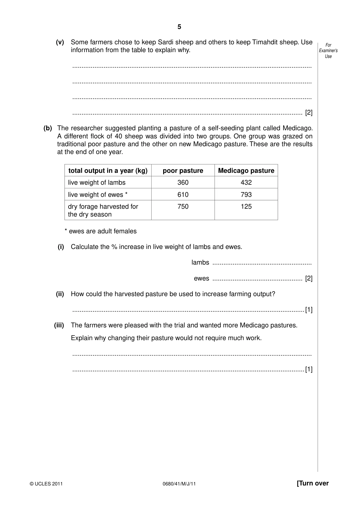 Cambridge IGCSE Environmental Management 0680 2011 May/June Paper 4 · Variant 1 question paper, page 5 of 16