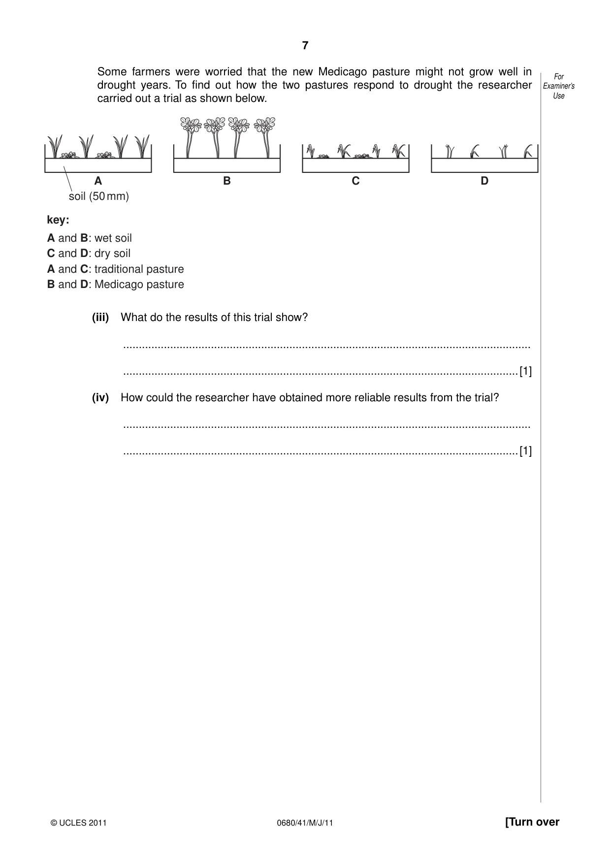 Cambridge IGCSE Environmental Management 0680 2011 May/June Paper 4 · Variant 1 question paper, page 7 of 16
