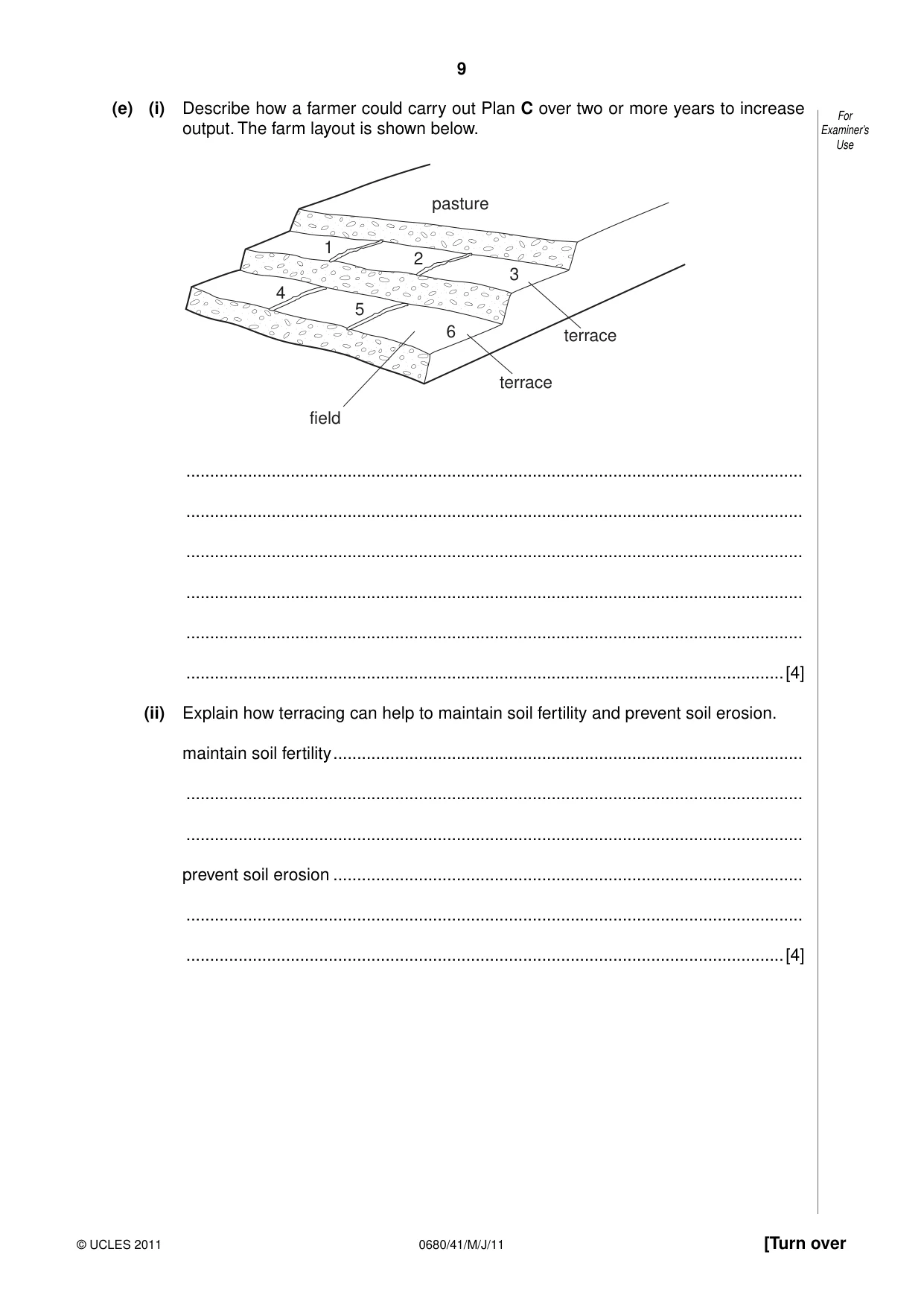 Cambridge IGCSE Environmental Management 0680 2011 May/June Paper 4 · Variant 1 question paper, page 9 of 16
