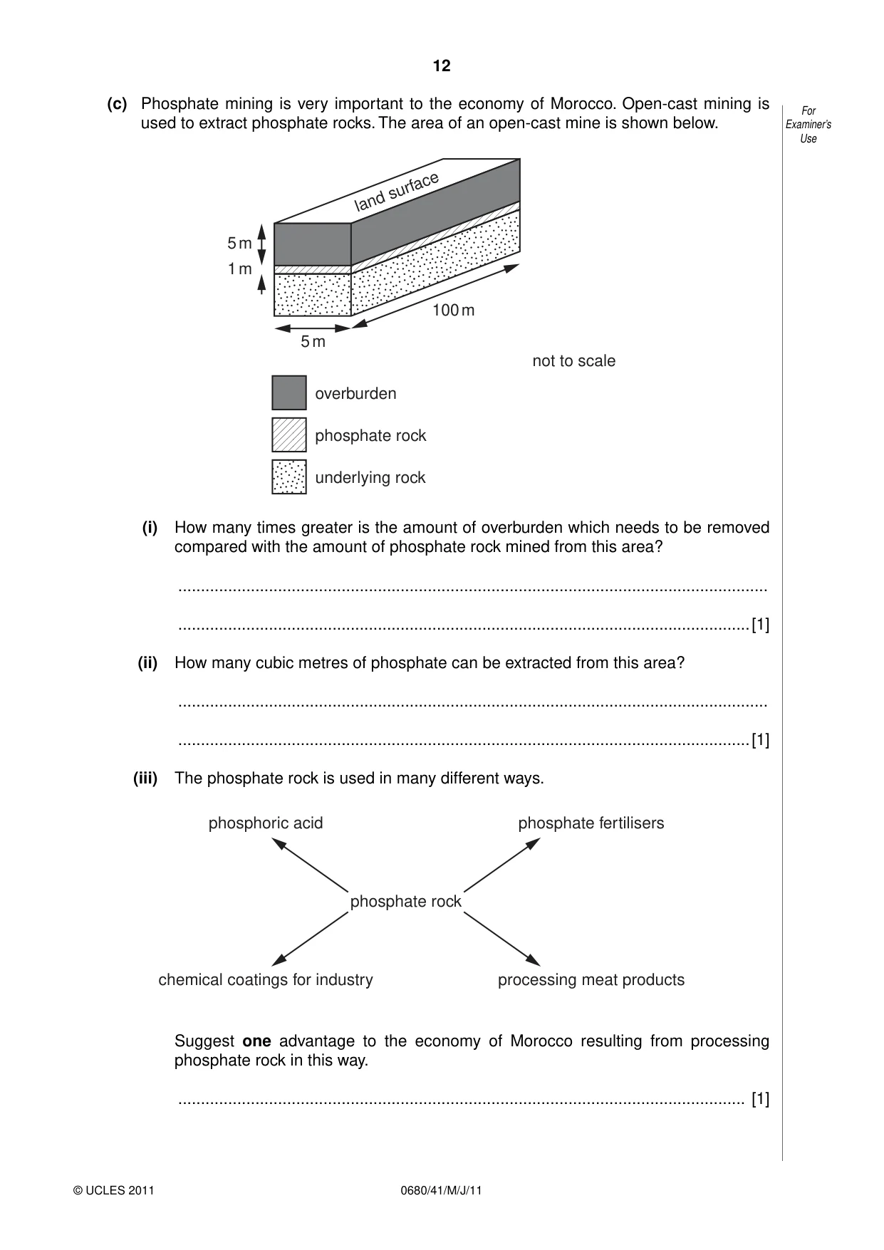 Cambridge IGCSE Environmental Management 0680 2011 May/June Paper 4 · Variant 1 question paper, page 12 of 16