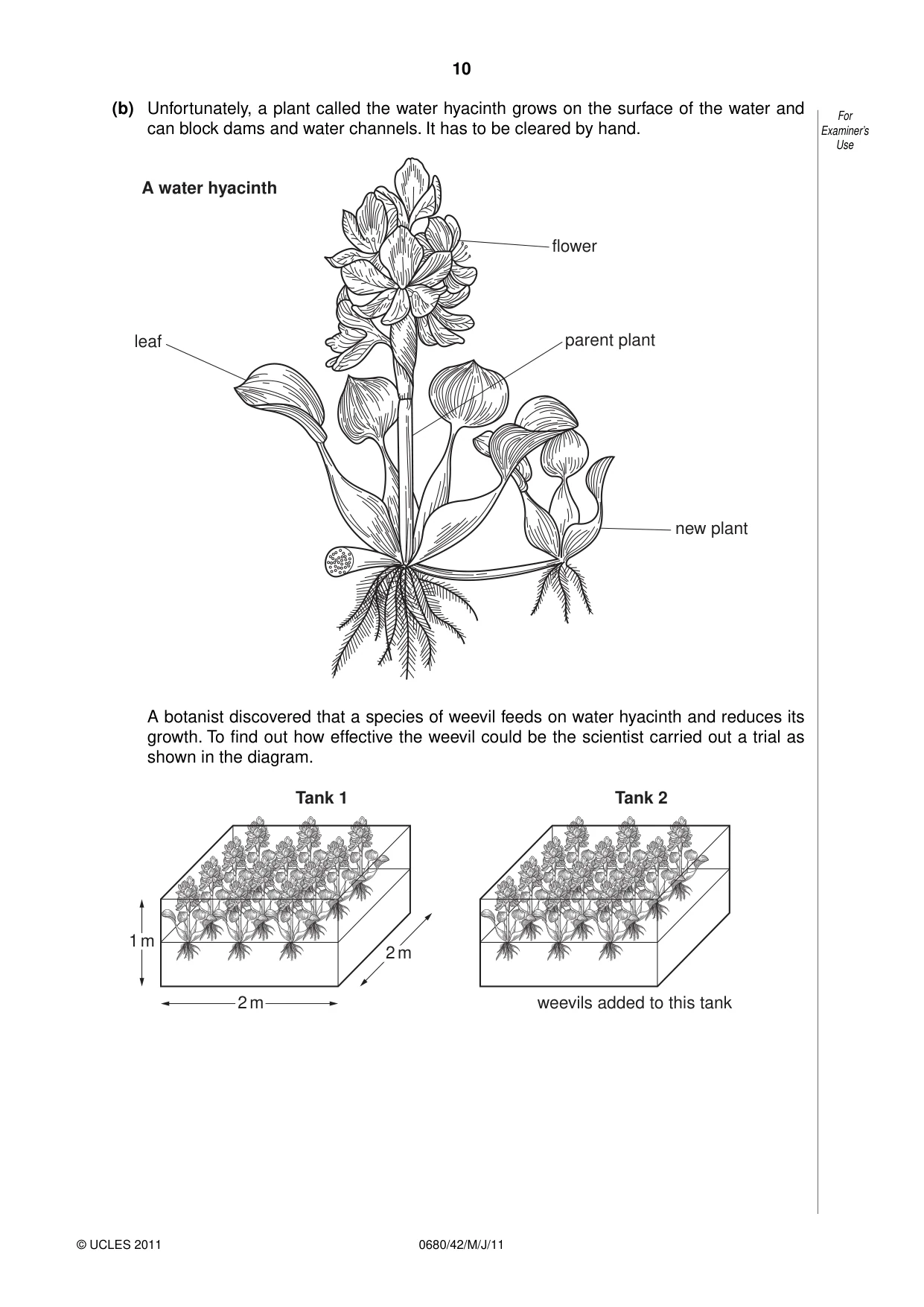 Cambridge IGCSE Environmental Management 0680 2011 May/June Paper 4 · Variant 2 question paper, page 10 of 16