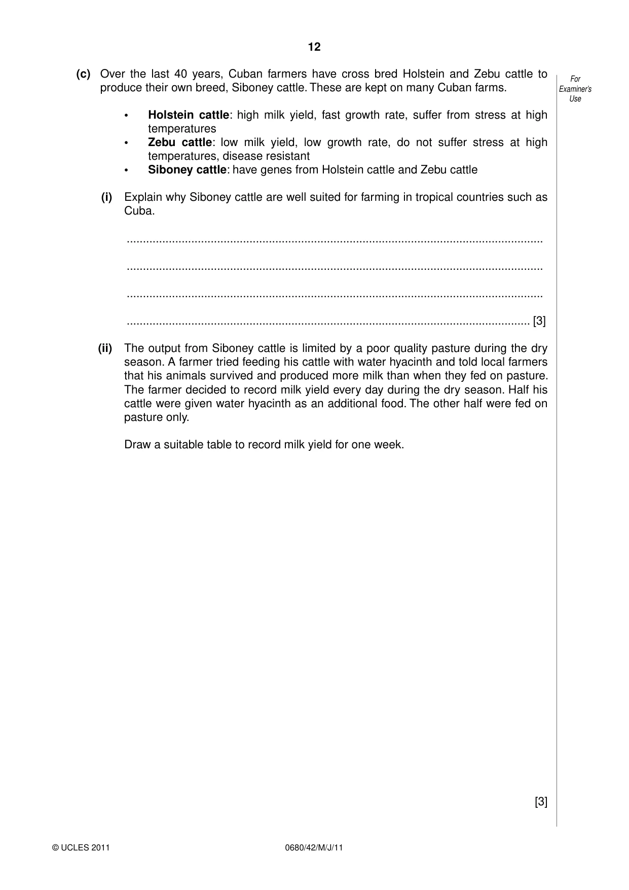Cambridge IGCSE Environmental Management 0680 2011 May/June Paper 4 · Variant 2 question paper, page 12 of 16