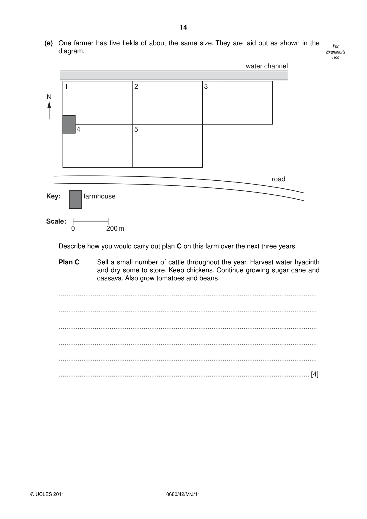 Cambridge IGCSE Environmental Management 0680 2011 May/June Paper 4 · Variant 2 question paper, page 14 of 16