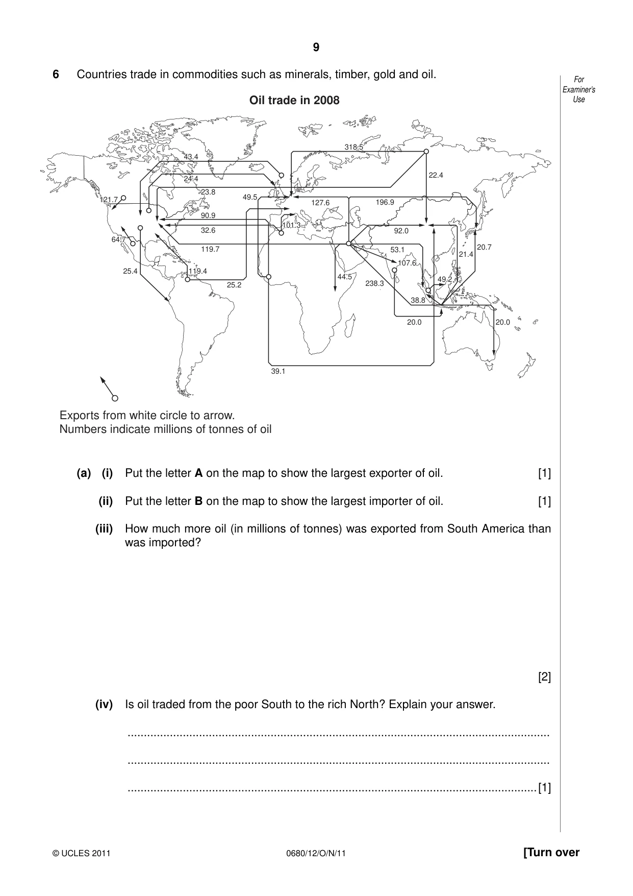 Cambridge IGCSE Environmental Management 0680 2011 Oct/Nov Paper 1 · Variant 2 question paper, page 9 of 12