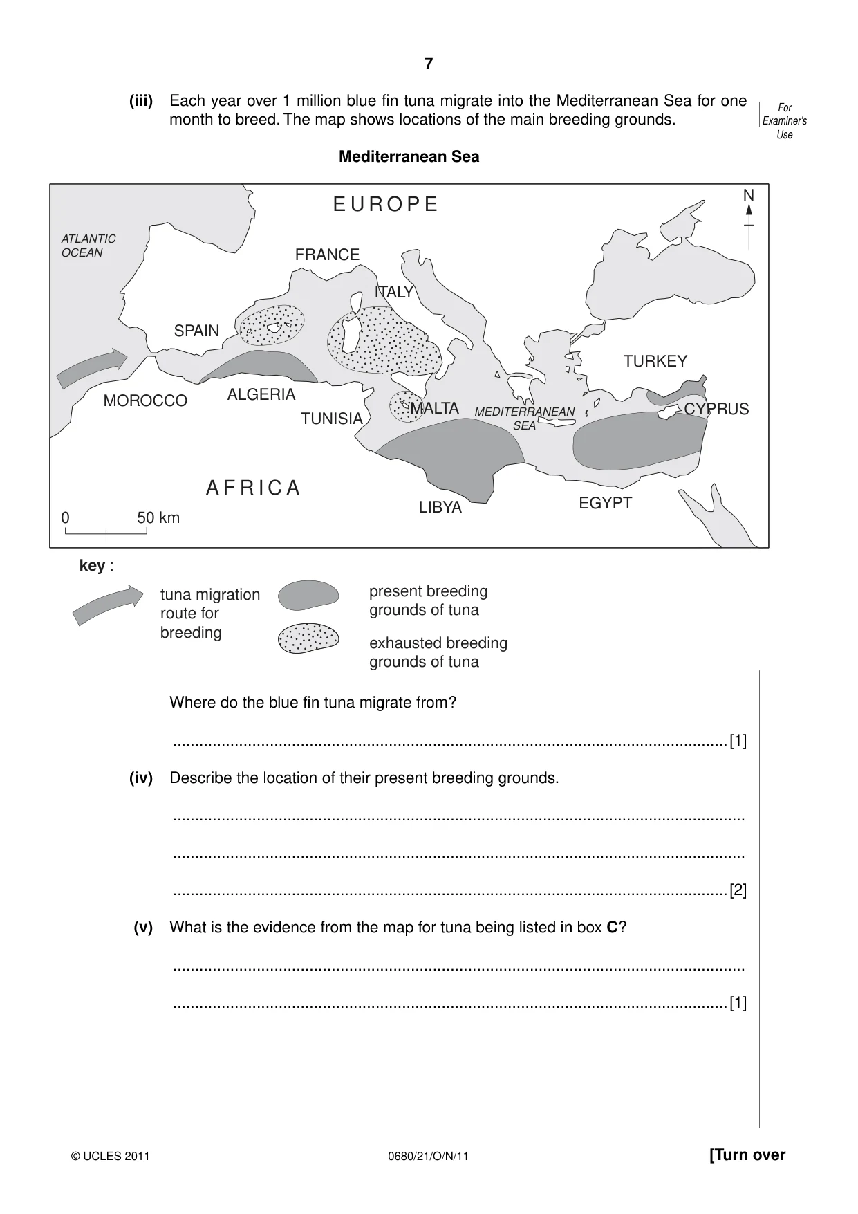 Cambridge IGCSE Environmental Management 0680 2011 Oct/Nov Paper 2 · Variant 1 question paper, page 7 of 20