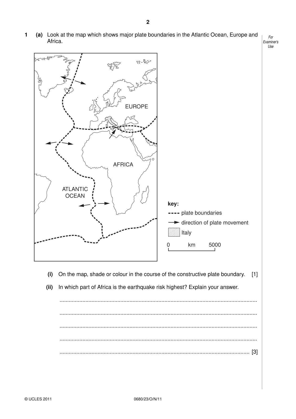 Cambridge IGCSE Environmental Management 0680 2011 Oct/Nov Paper 2 · Variant 3 question paper, page 2 of 20