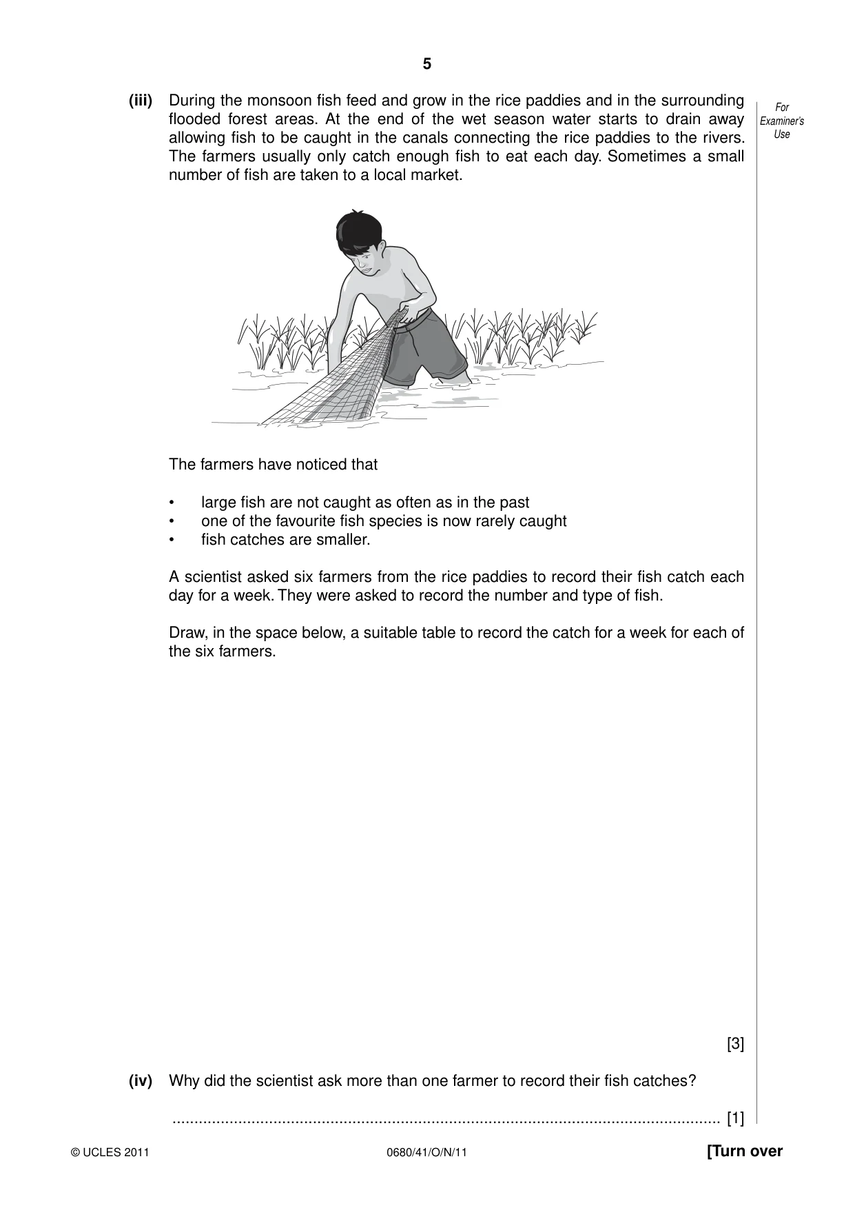 Cambridge IGCSE Environmental Management 0680 2011 Oct/Nov Paper 4 · Variant 1 question paper, page 5 of 16