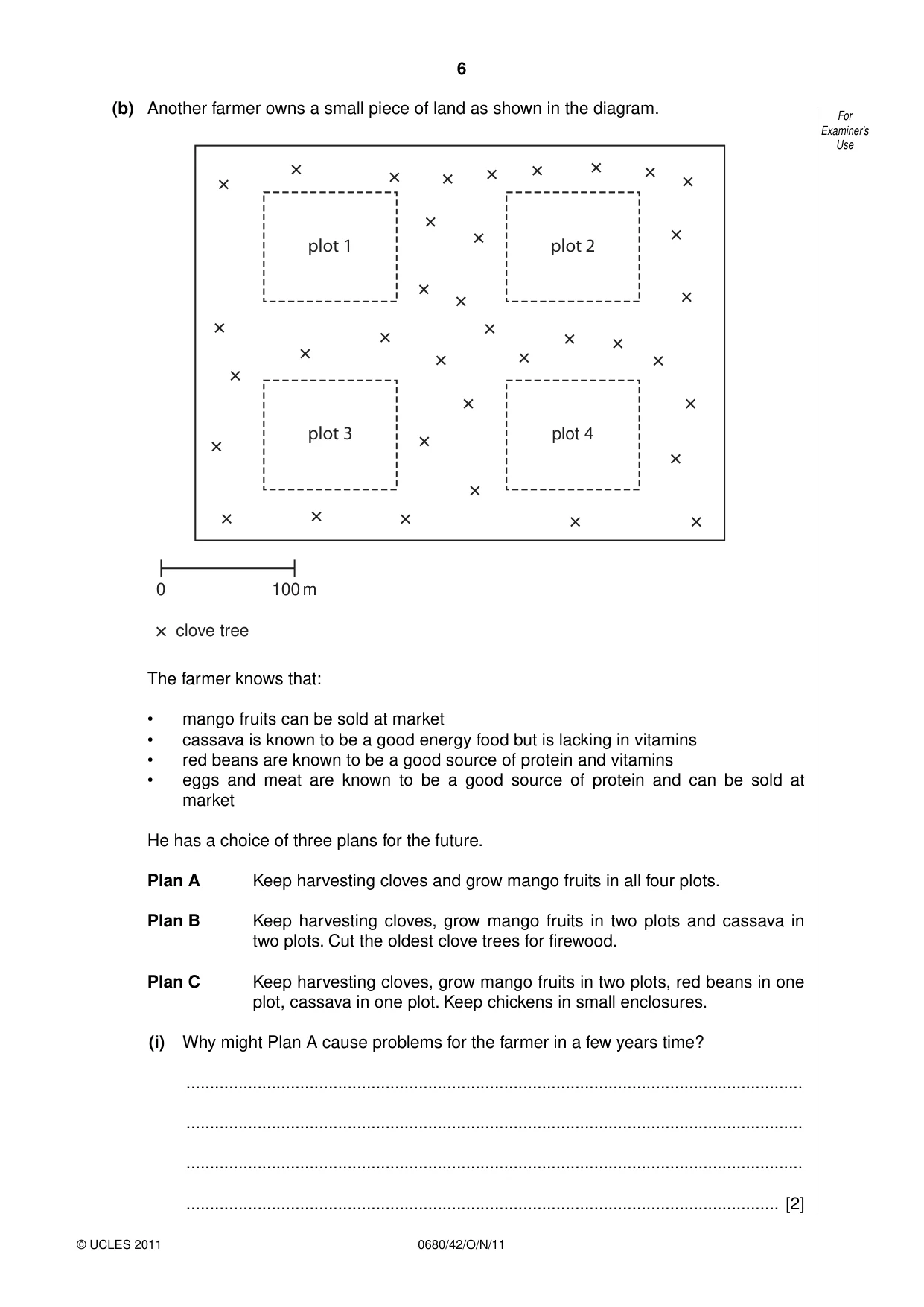 Cambridge IGCSE Environmental Management 0680 2011 Oct/Nov Paper 4 · Variant 2 question paper, page 6 of 16
