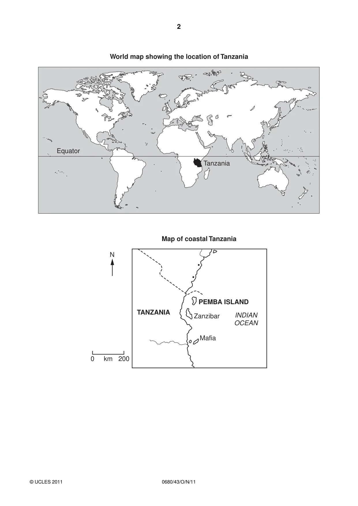 Cambridge IGCSE Environmental Management 0680 2011 Oct/Nov Paper 4 · Variant 3 question paper, page 2 of 16