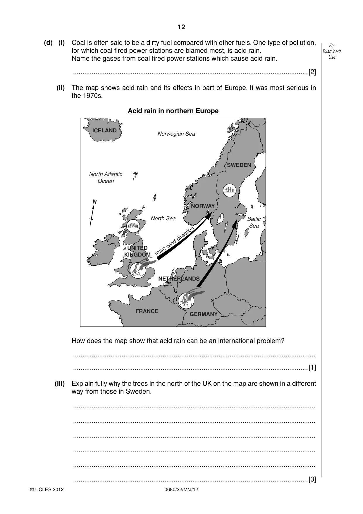 Cambridge IGCSE Environmental Management 0680 2012 May/June Paper 2 · Variant 2 question paper, page 12 of 16