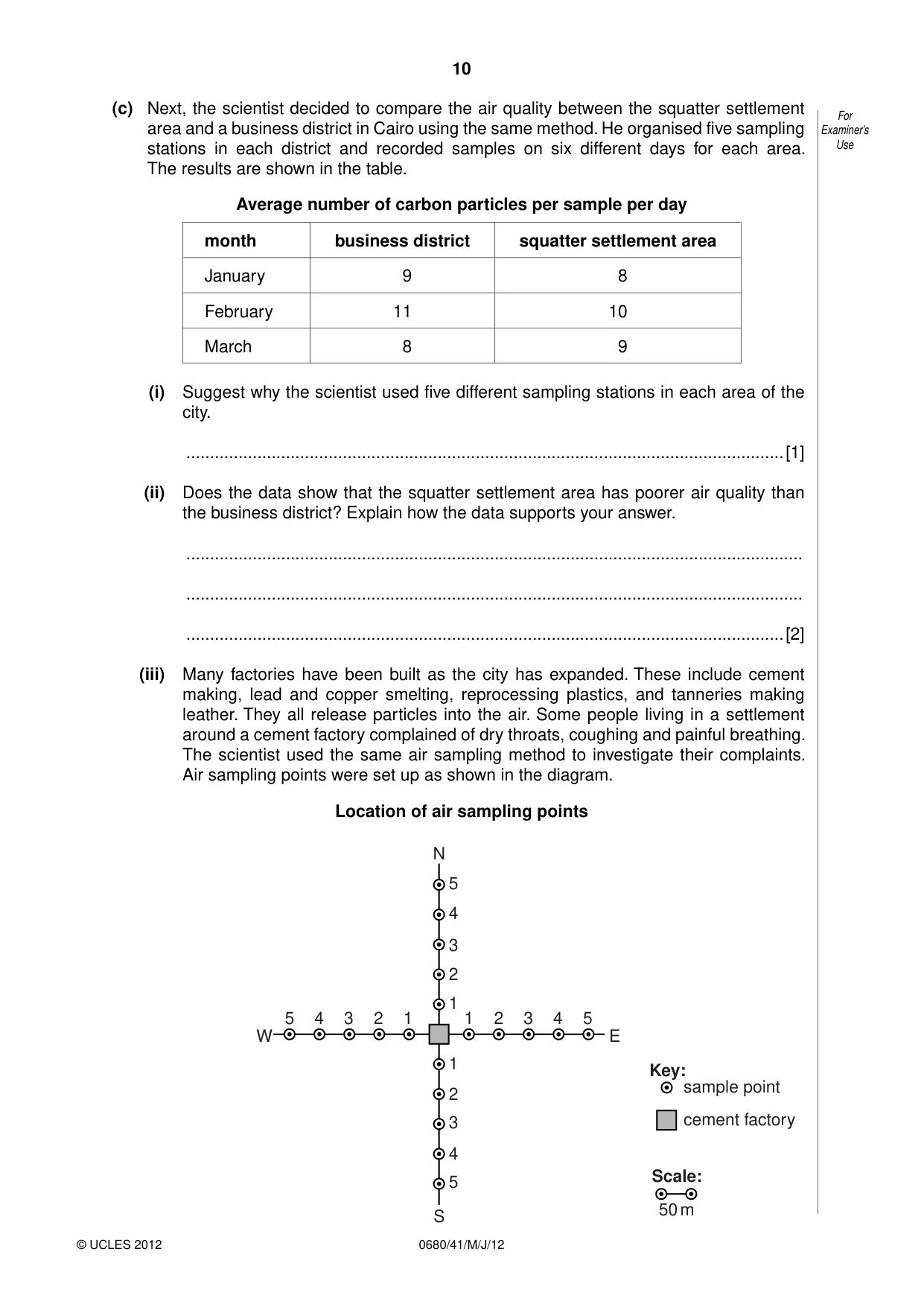 Cambridge IGCSE Environmental Management 0680 2012 May/June Paper 4 · Variant 1 question paper, page 10 of 16