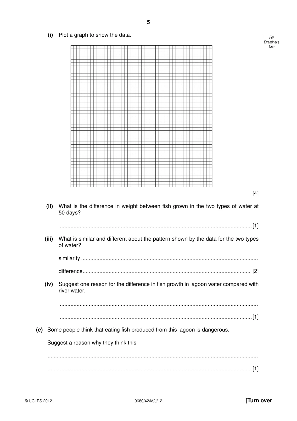Cambridge IGCSE Environmental Management 0680 2012 May/June Paper 4 · Variant 2 question paper, page 5 of 12