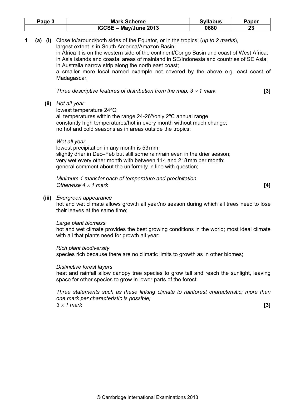 Mark scheme, page 3 of 11