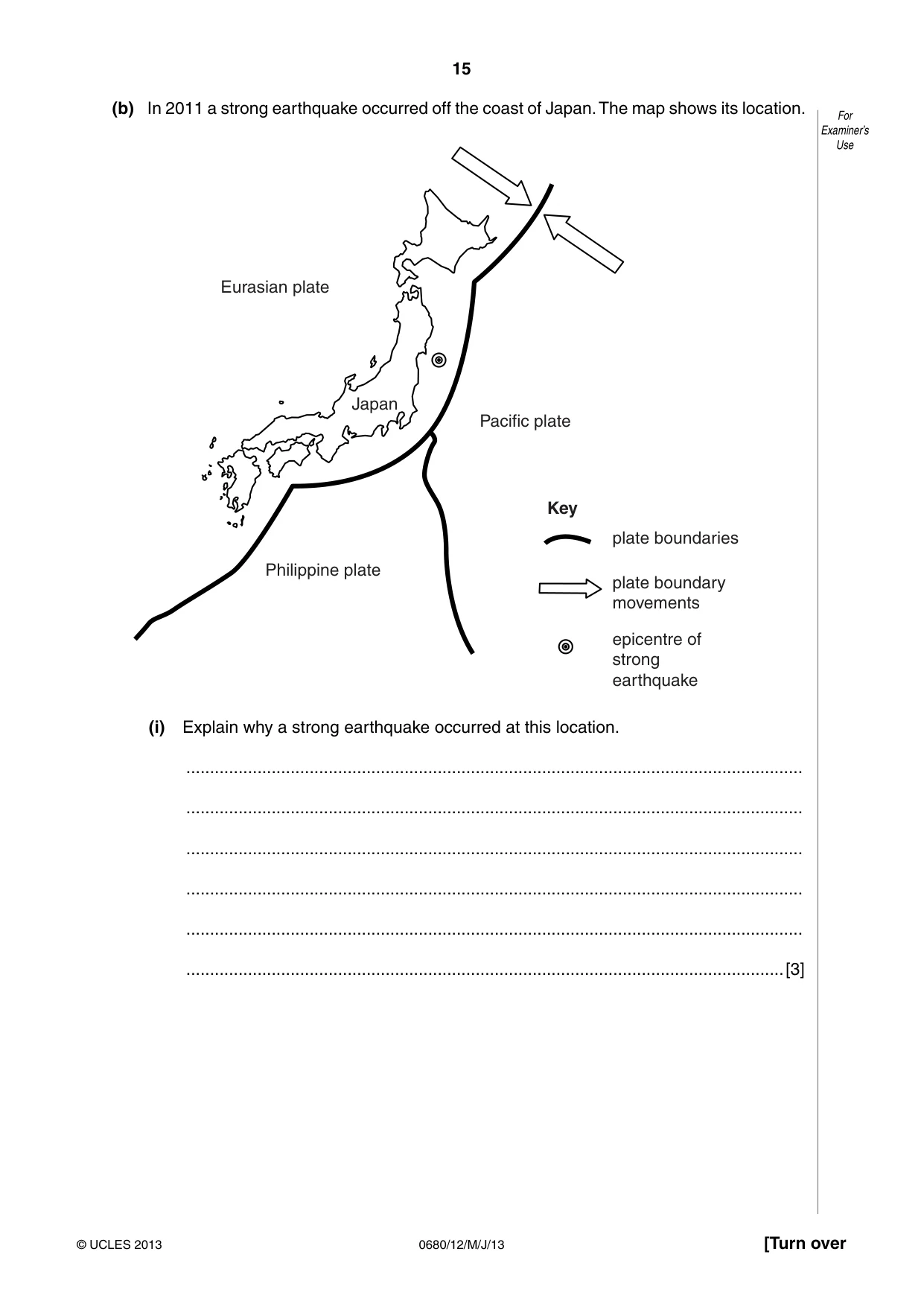 Cambridge IGCSE Environmental Management 0680 2013 May/June Paper 1 · Variant 2 question paper, page 15 of 16