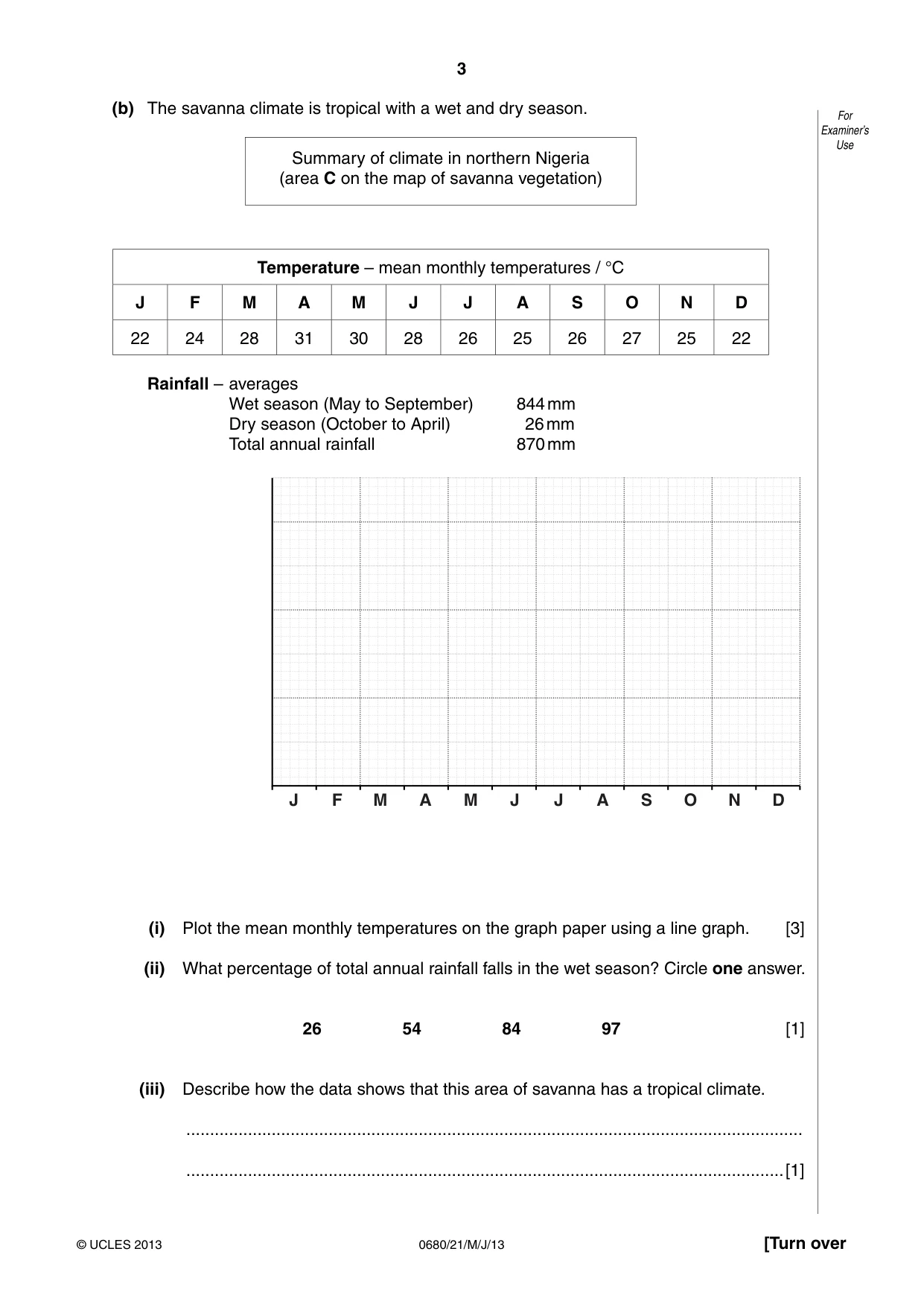 Cambridge IGCSE Environmental Management 0680 2013 May/June Paper 2 · Variant 1 question paper, page 3 of 16