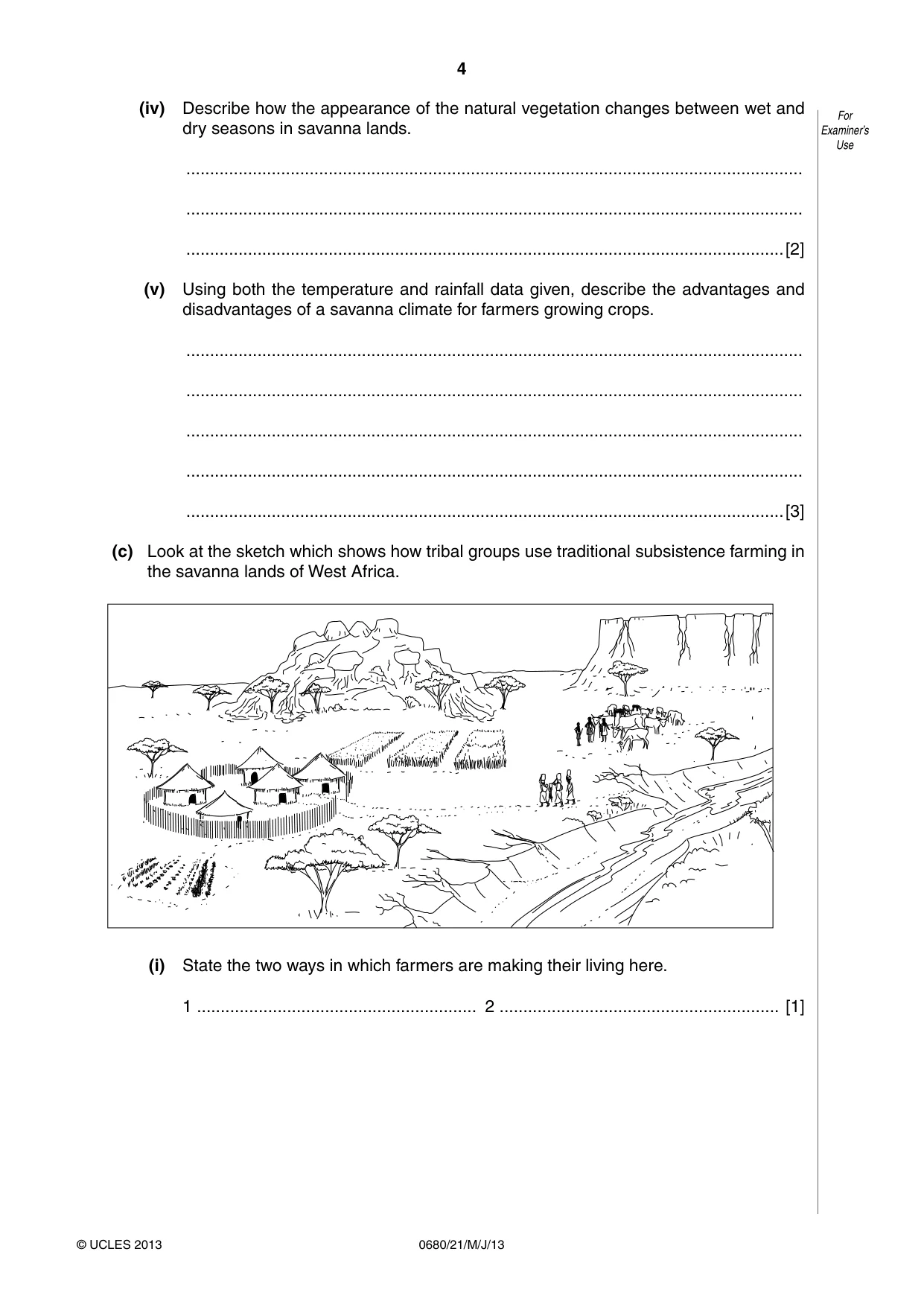 Cambridge IGCSE Environmental Management 0680 2013 May/June Paper 2 · Variant 1 question paper, page 4 of 16