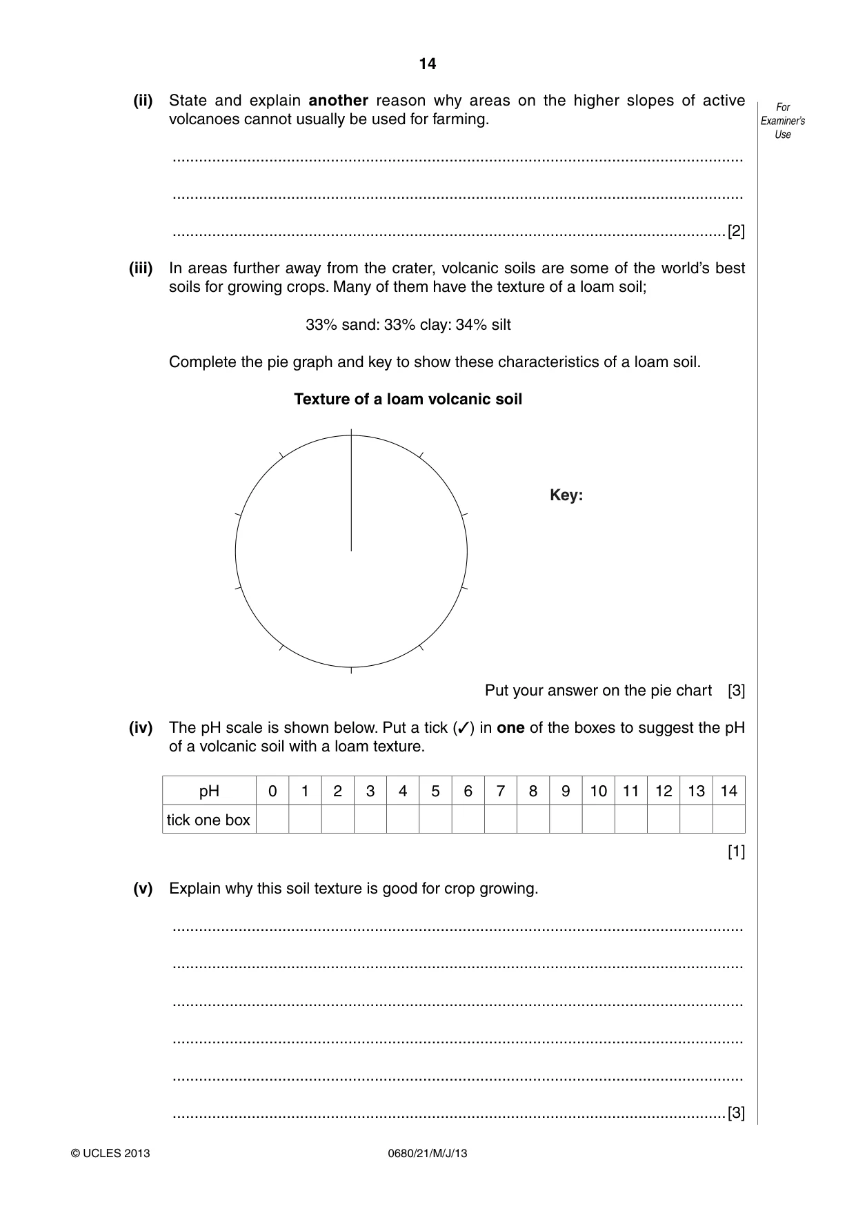 Cambridge IGCSE Environmental Management 0680 2013 May/June Paper 2 · Variant 1 question paper, page 14 of 16