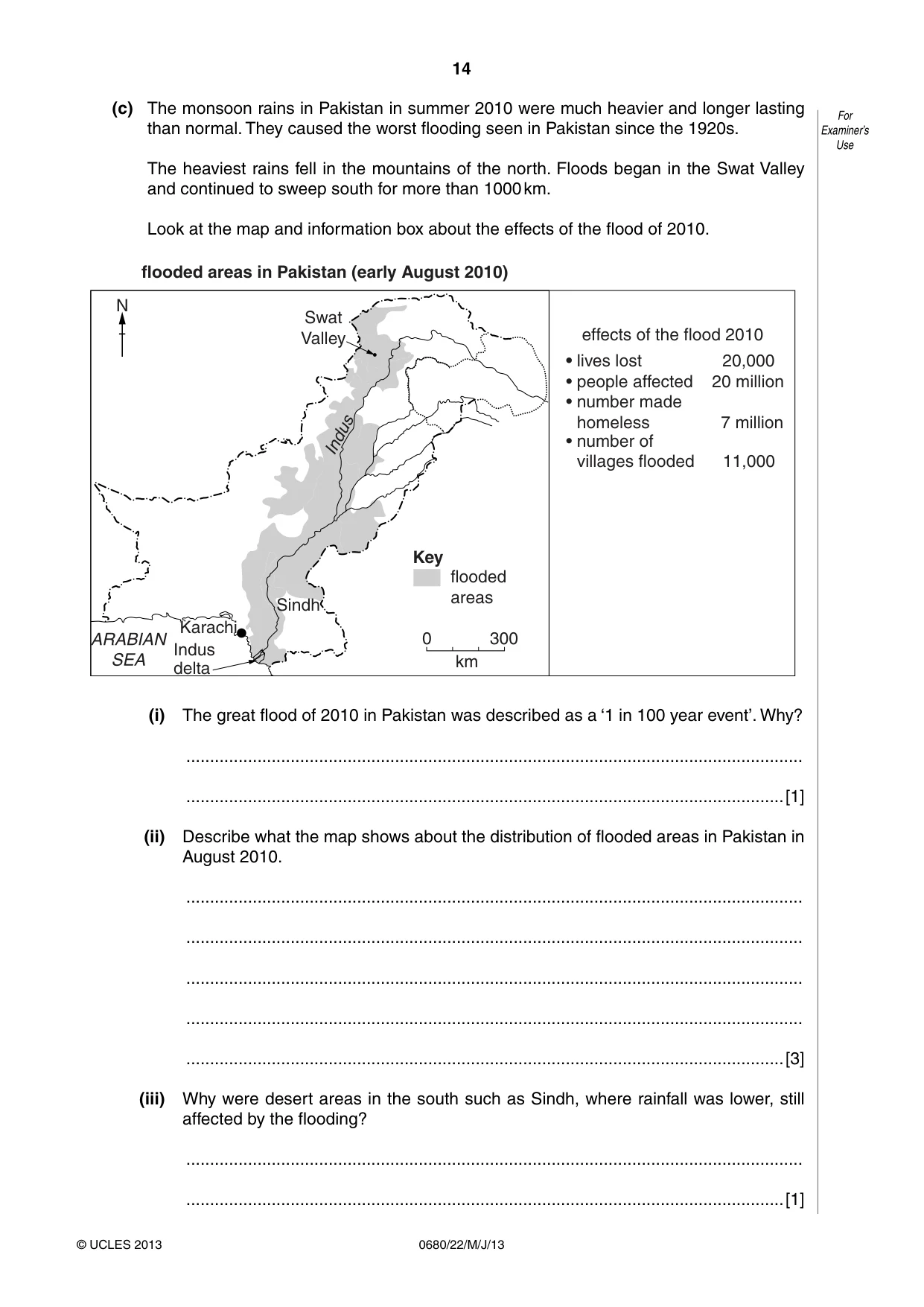 Cambridge IGCSE Environmental Management 0680 2013 May/June Paper 2 · Variant 2 question paper, page 14 of 16