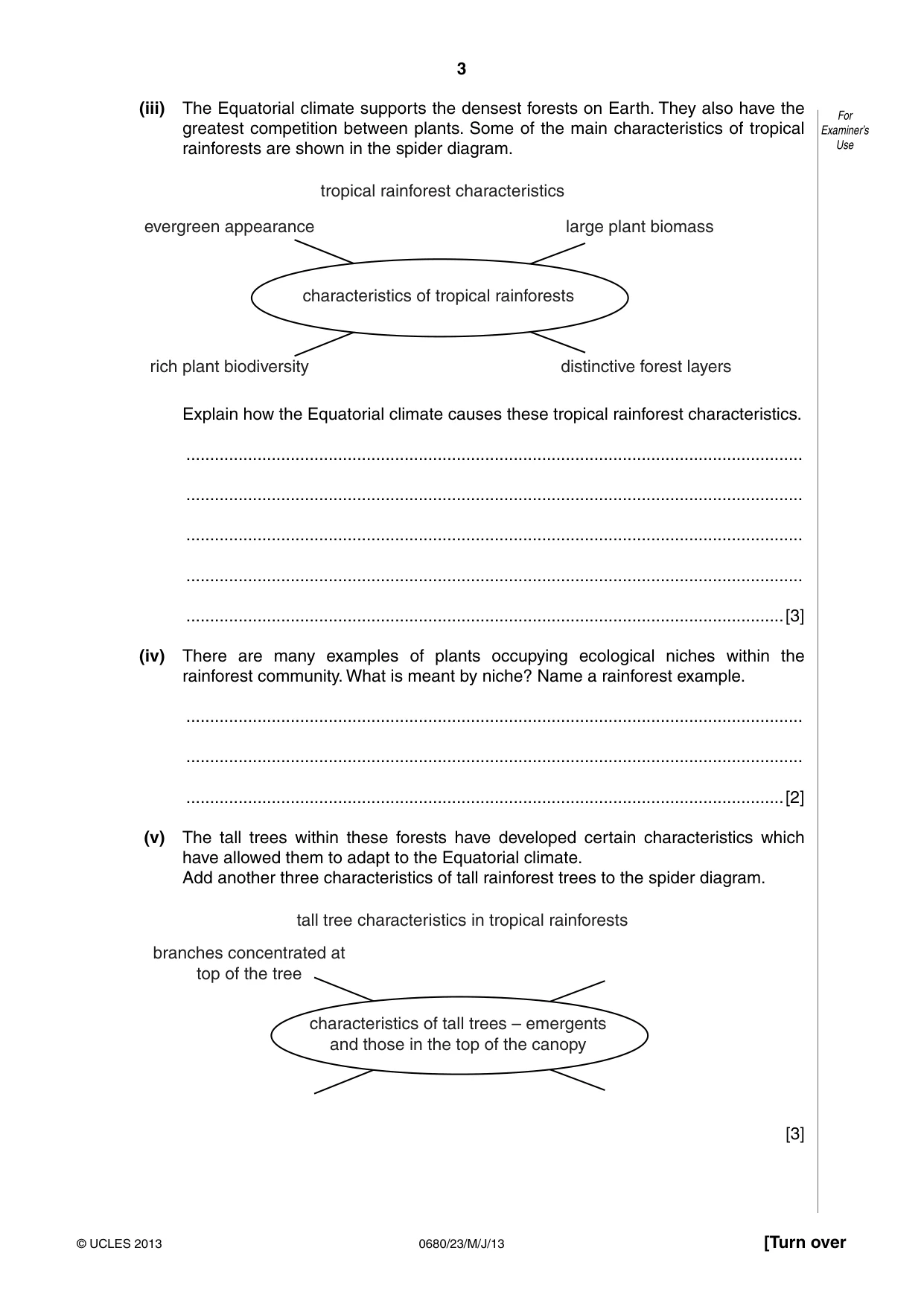 Cambridge IGCSE Environmental Management 0680 2013 May/June Paper 2 · Variant 3 question paper, page 3 of 16