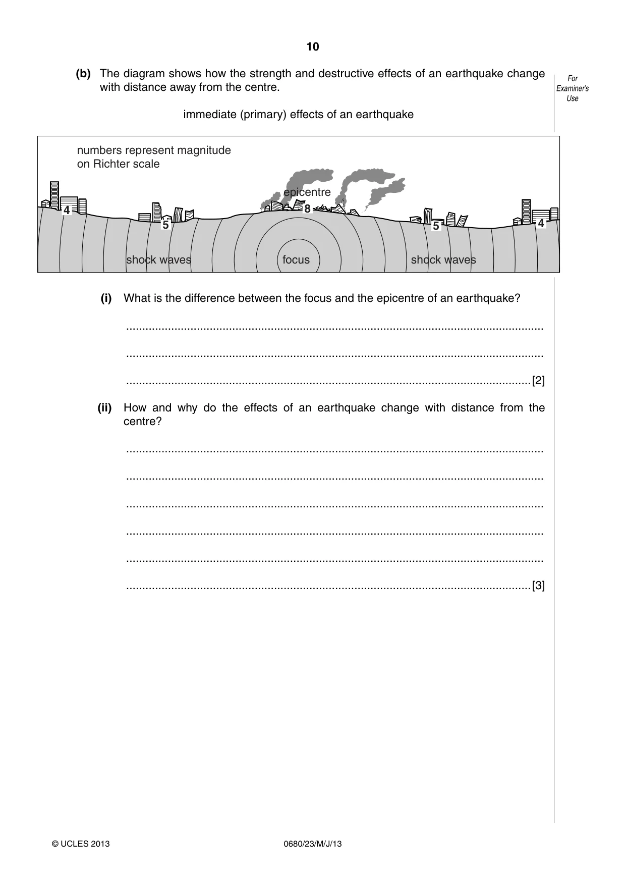 Cambridge IGCSE Environmental Management 0680 2013 May/June Paper 2 · Variant 3 question paper, page 10 of 16
