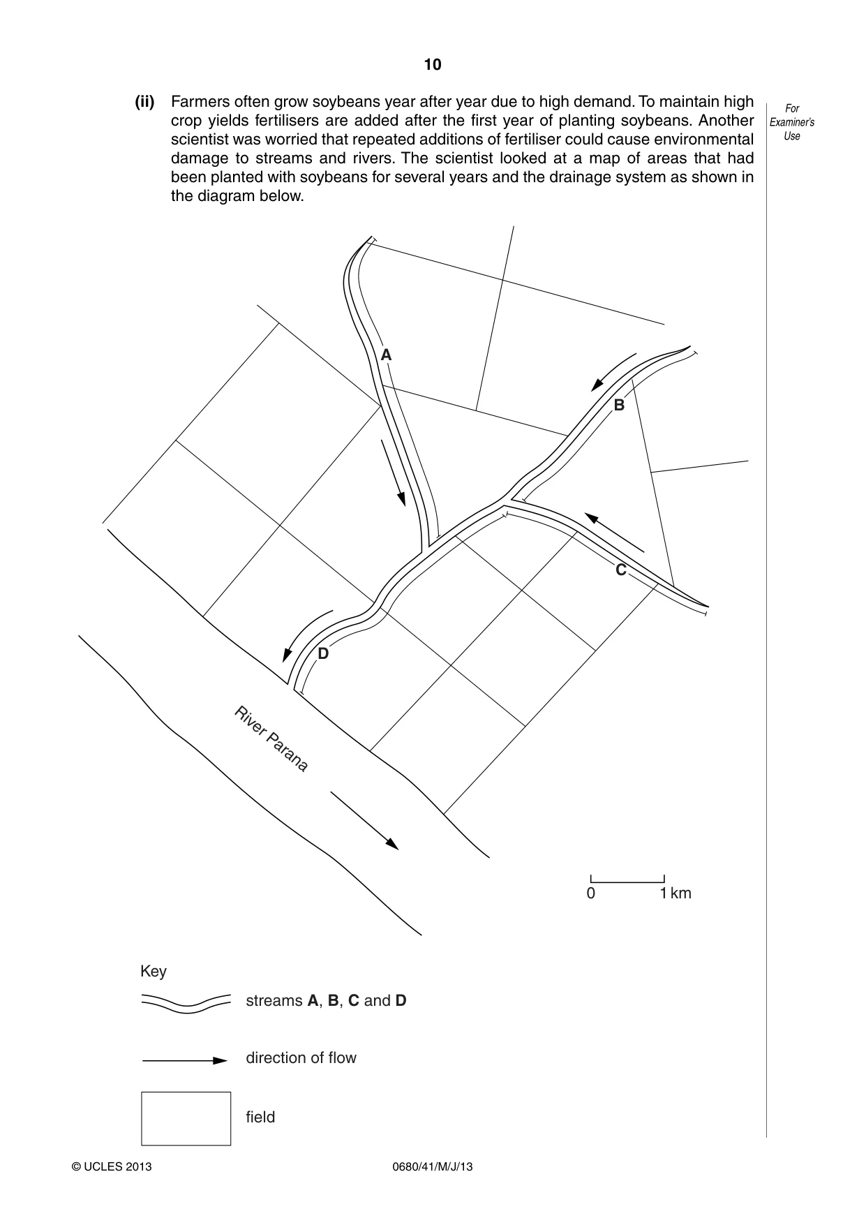 Cambridge IGCSE Environmental Management 0680 2013 May/June Paper 4 · Variant 1 question paper, page 10 of 20