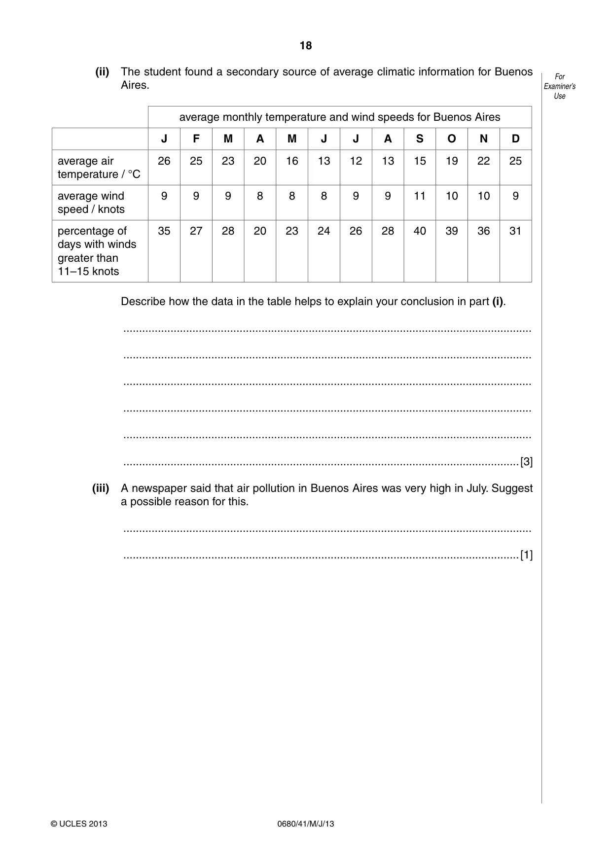 Cambridge IGCSE Environmental Management 0680 2013 May/June Paper 4 · Variant 1 question paper, page 18 of 20