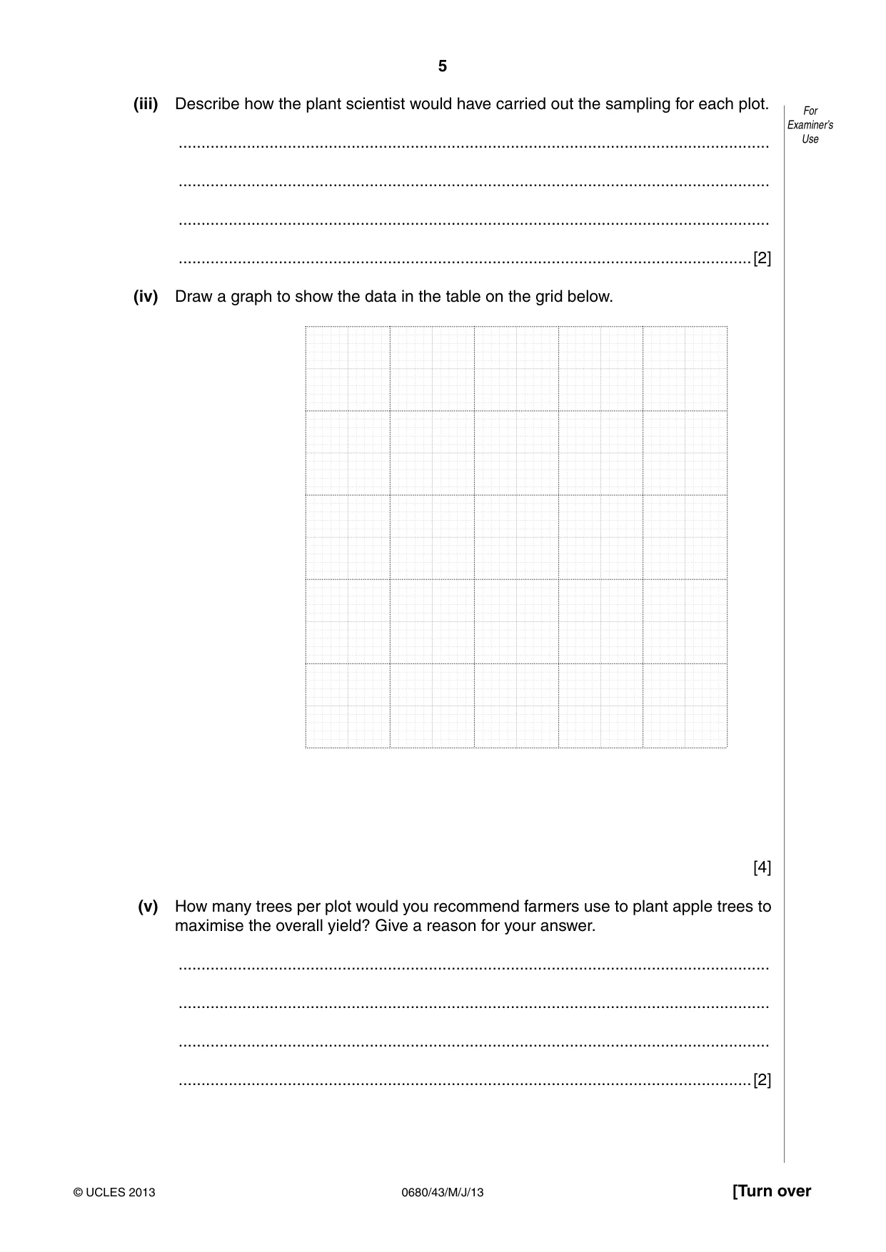 Cambridge IGCSE Environmental Management 0680 2013 May/June Paper 4 · Variant 3 question paper, page 5 of 16
