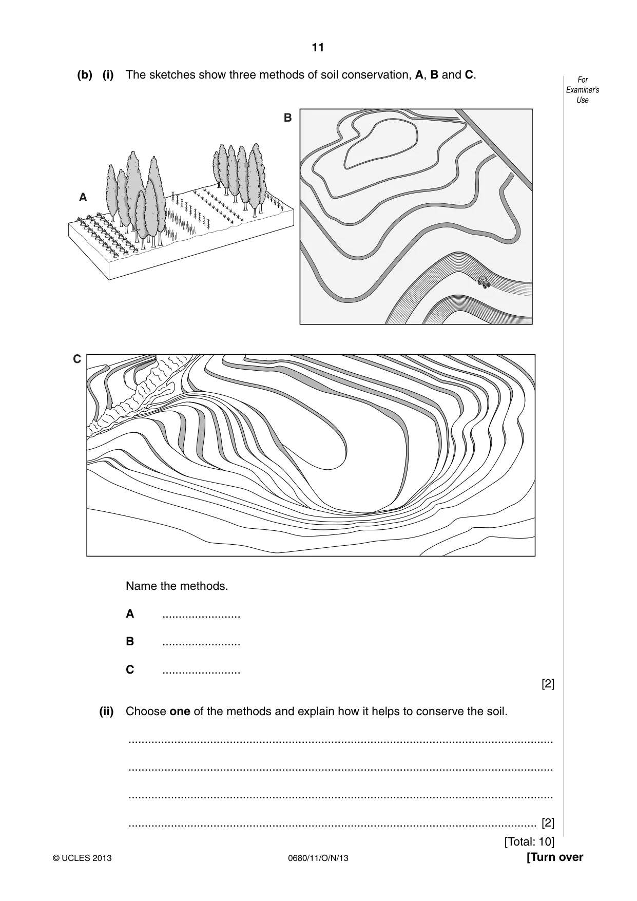 Cambridge IGCSE Environmental Management 0680 2013 Oct/Nov Paper 1 · Variant 1 question paper, page 11 of 16