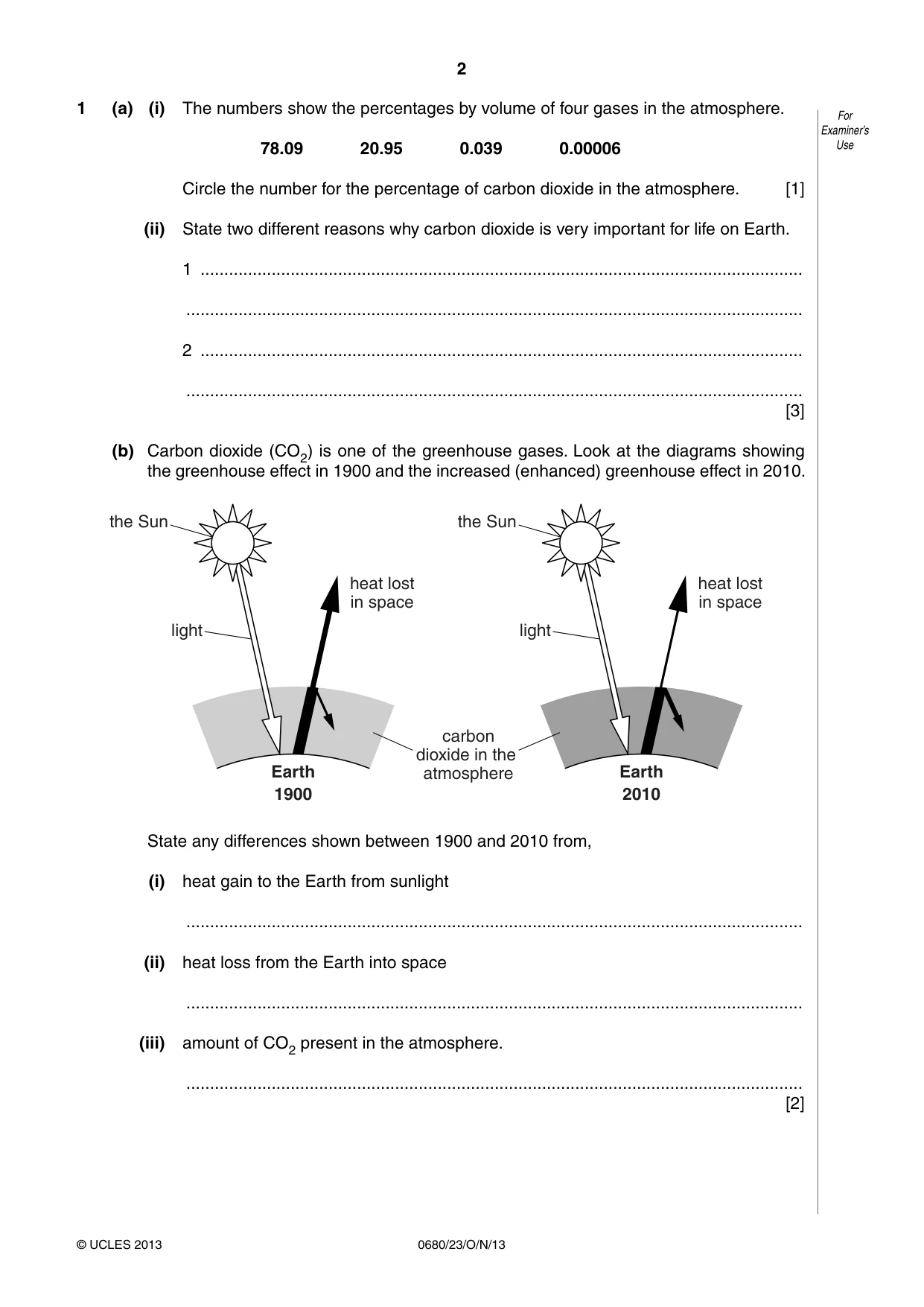 Cambridge IGCSE Environmental Management 0680 2013 Oct/Nov Paper 2 · Variant 3 question paper, page 2 of 16