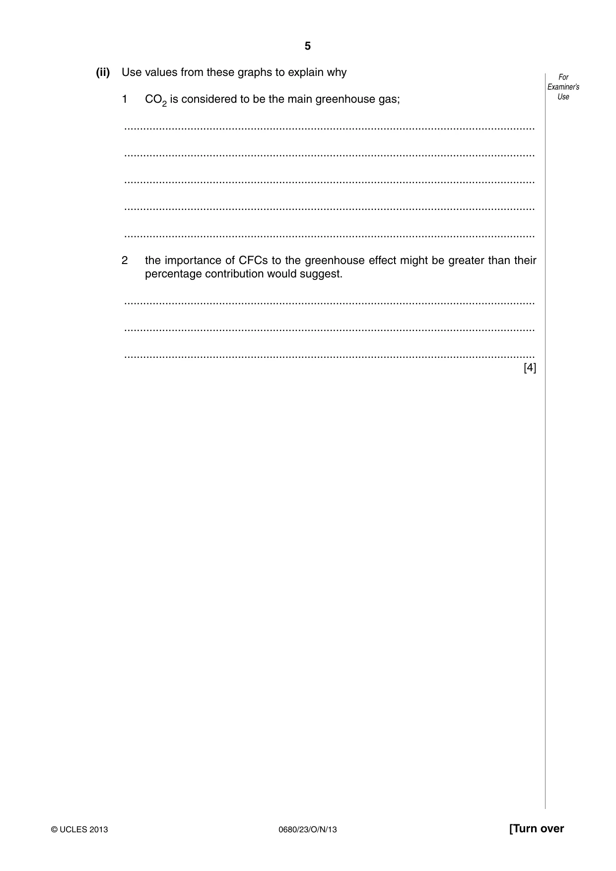 Cambridge IGCSE Environmental Management 0680 2013 Oct/Nov Paper 2 · Variant 3 question paper, page 5 of 16
