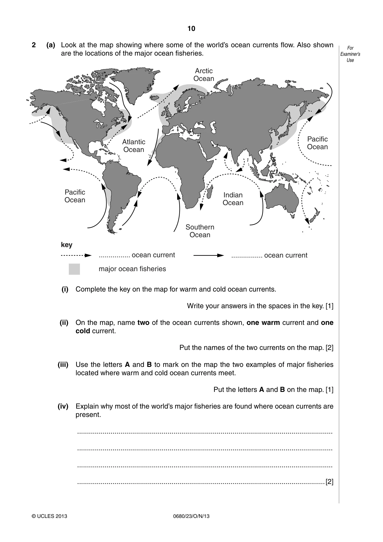 Cambridge IGCSE Environmental Management 0680 2013 Oct/Nov Paper 2 · Variant 3 question paper, page 10 of 16