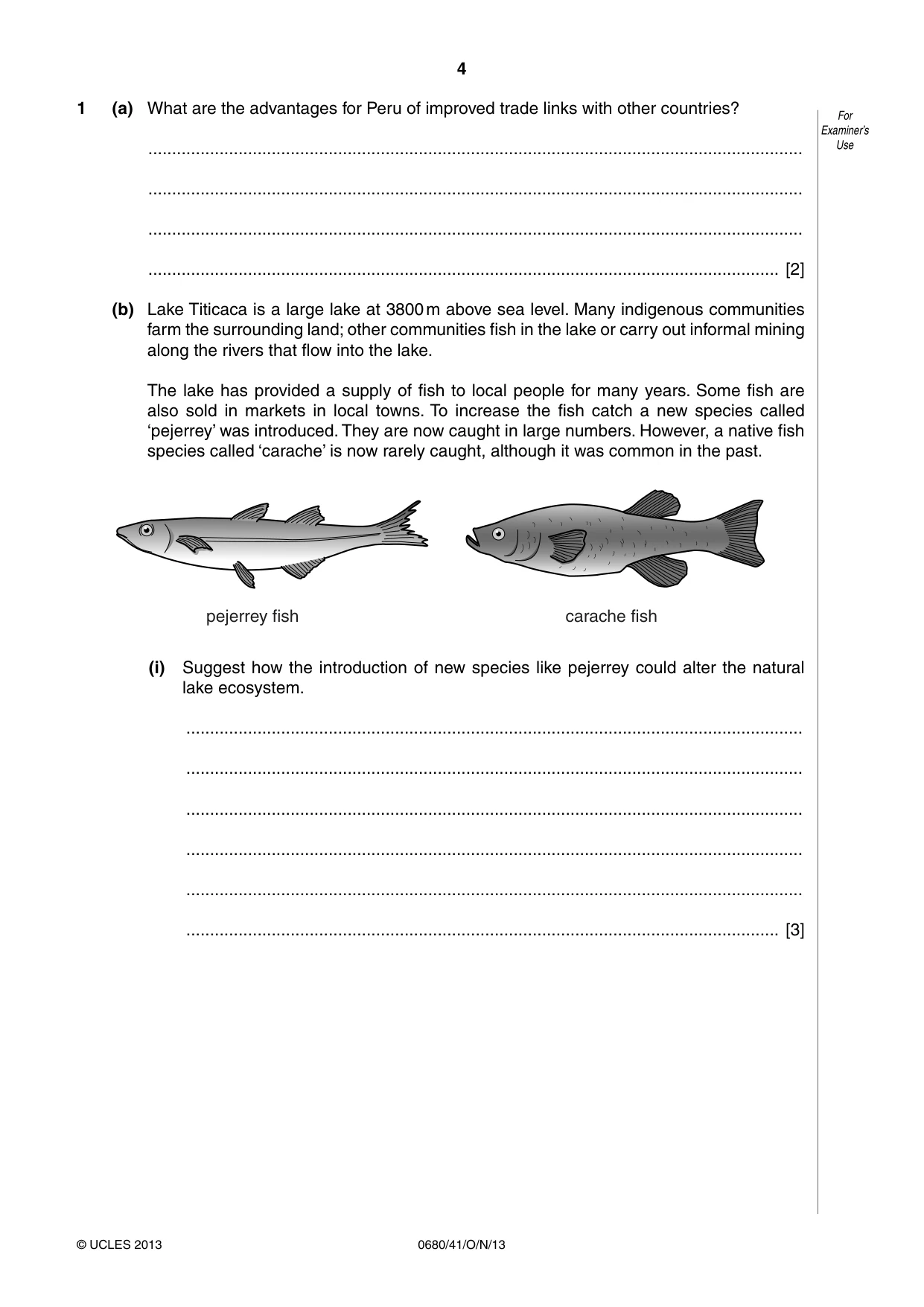 Cambridge IGCSE Environmental Management 0680 2013 Oct/Nov Paper 4 · Variant 1 question paper, page 4 of 20