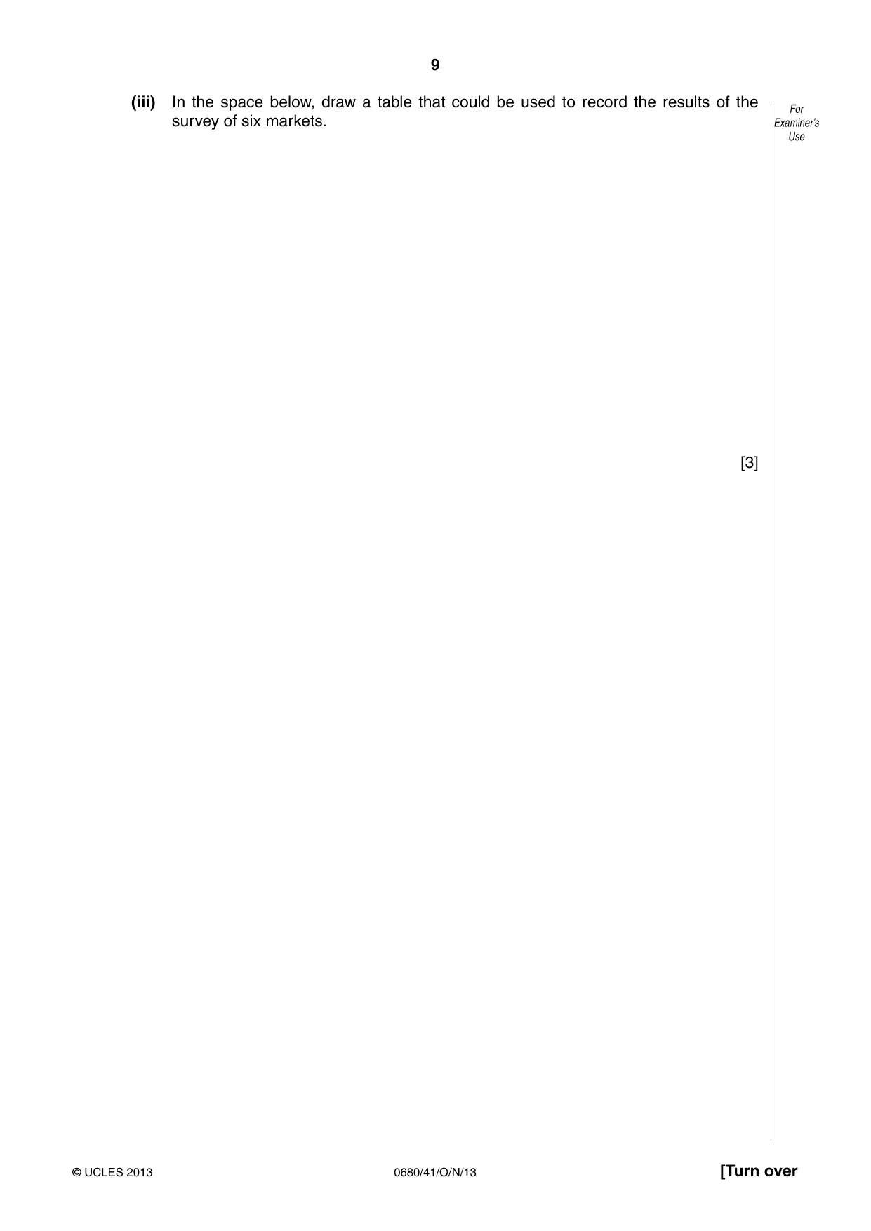 Cambridge IGCSE Environmental Management 0680 2013 Oct/Nov Paper 4 · Variant 1 question paper, page 9 of 20