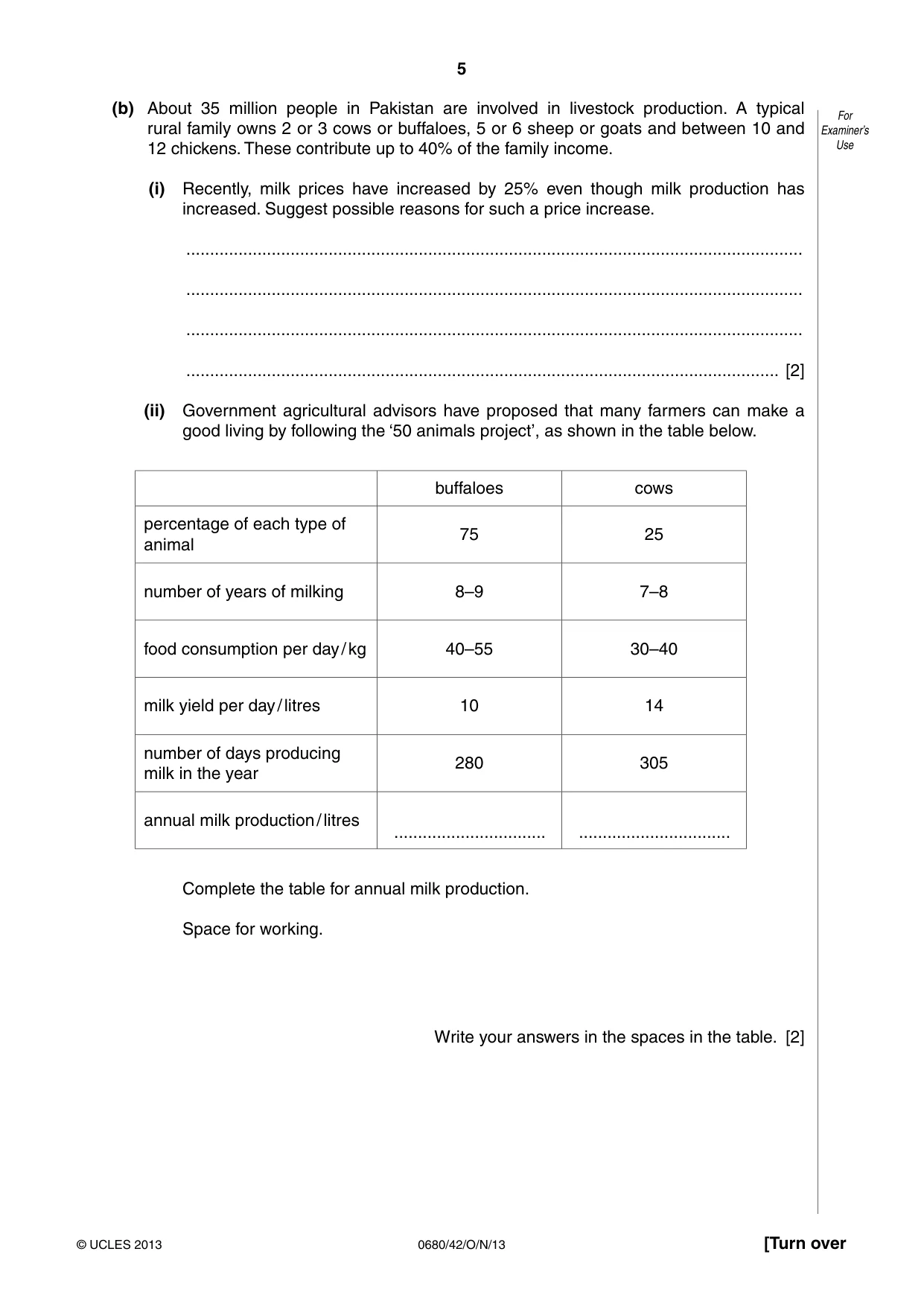 Cambridge IGCSE Environmental Management 0680 2013 Oct/Nov Paper 4 · Variant 2 question paper, page 5 of 20