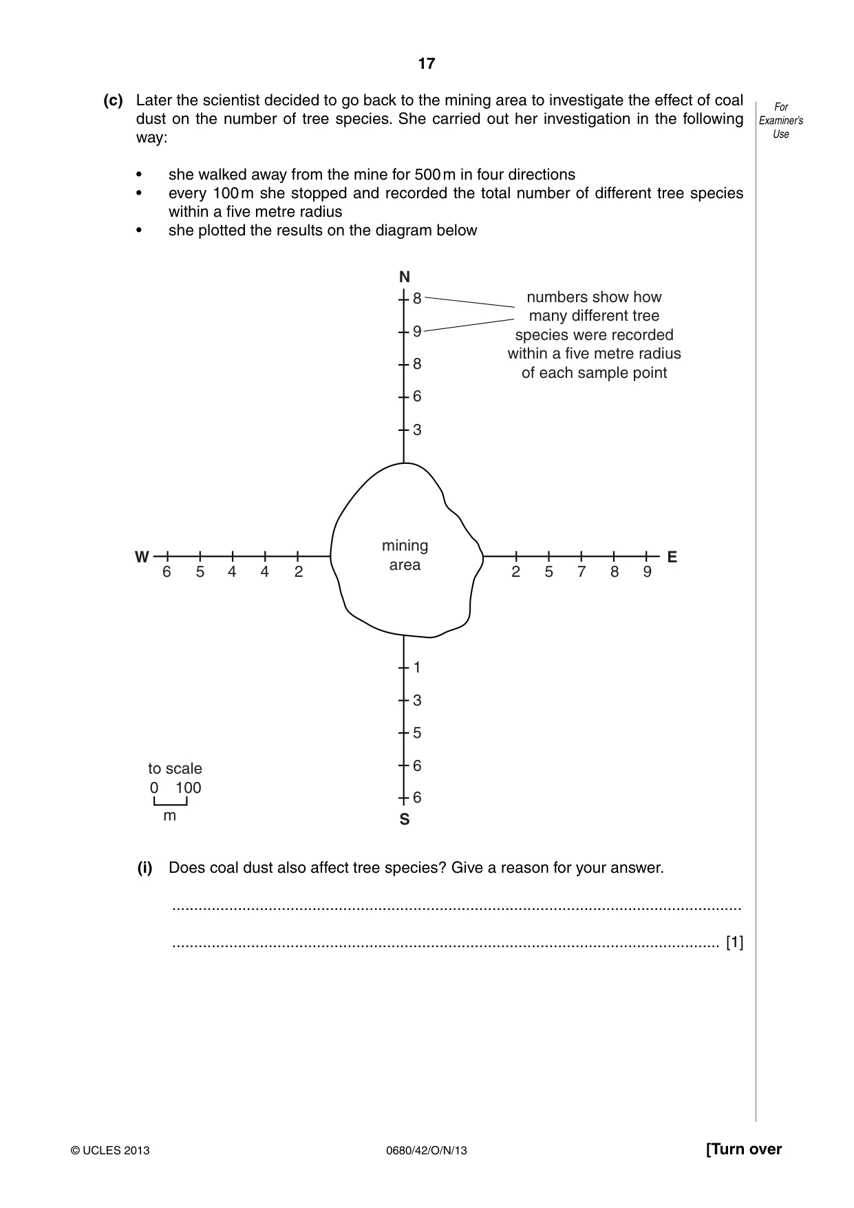 Cambridge IGCSE Environmental Management 0680 2013 Oct/Nov Paper 4 · Variant 2 question paper, page 17 of 20