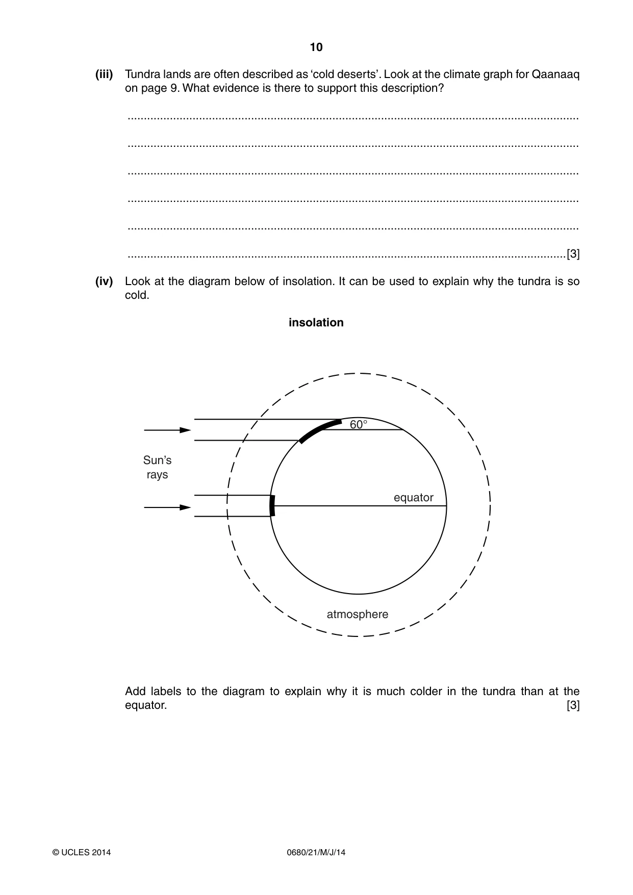 Cambridge IGCSE Environmental Management 0680 2014 May/June Paper 2 · Variant 1 question paper, page 10 of 16